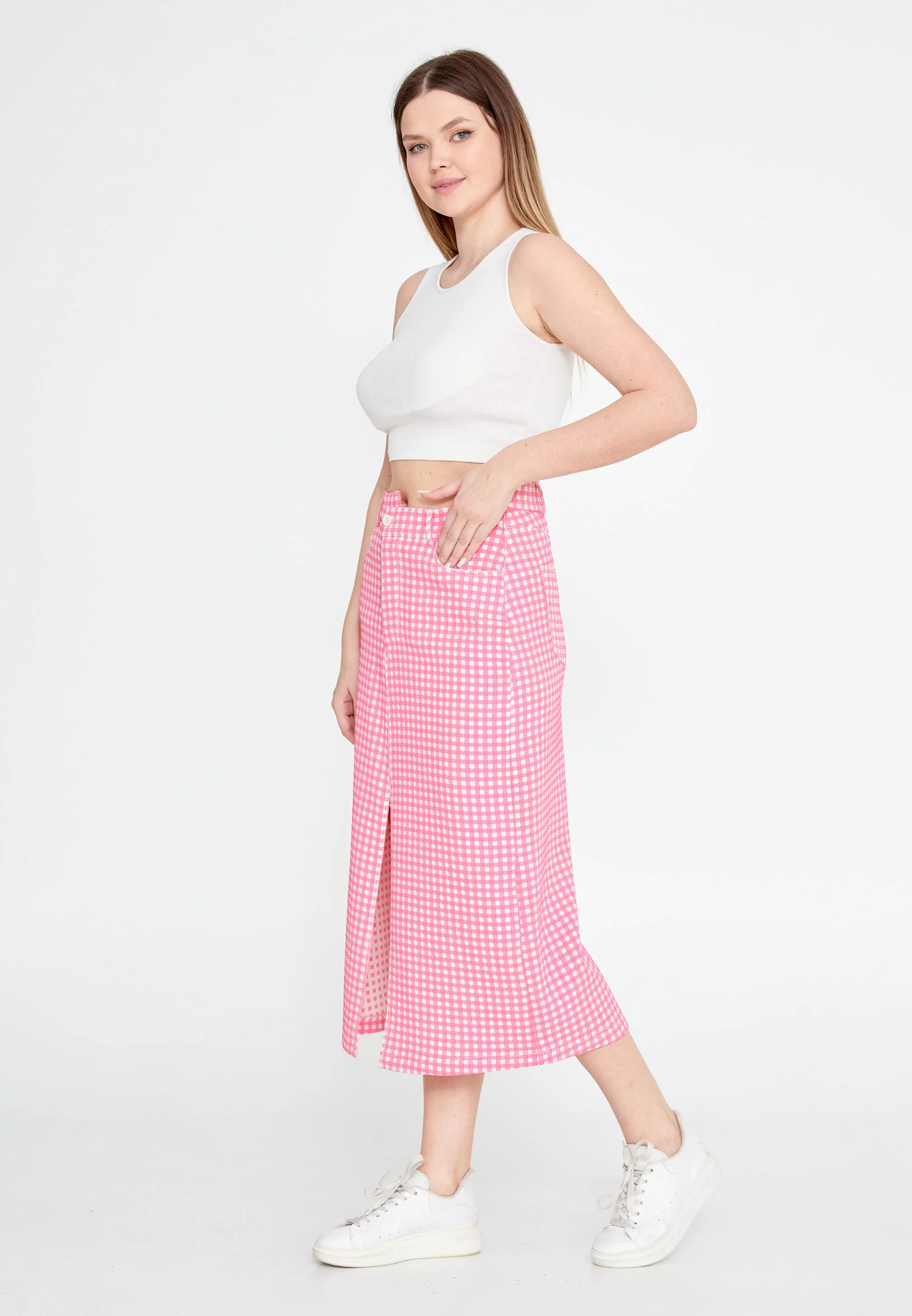 Midi Monogram Regular Skirt ber23y3140 - Image 8