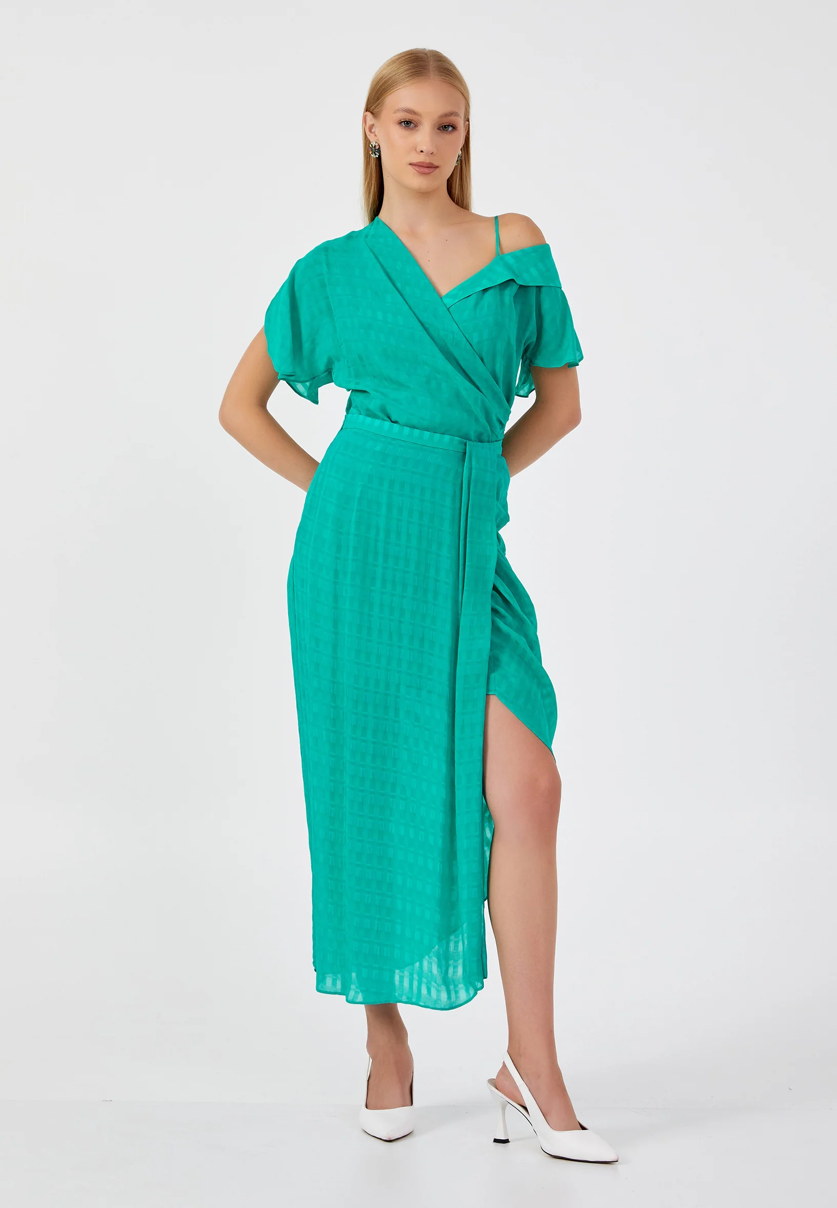 Midi Patterned Regular Skirt kmy24y30411 - Image 6