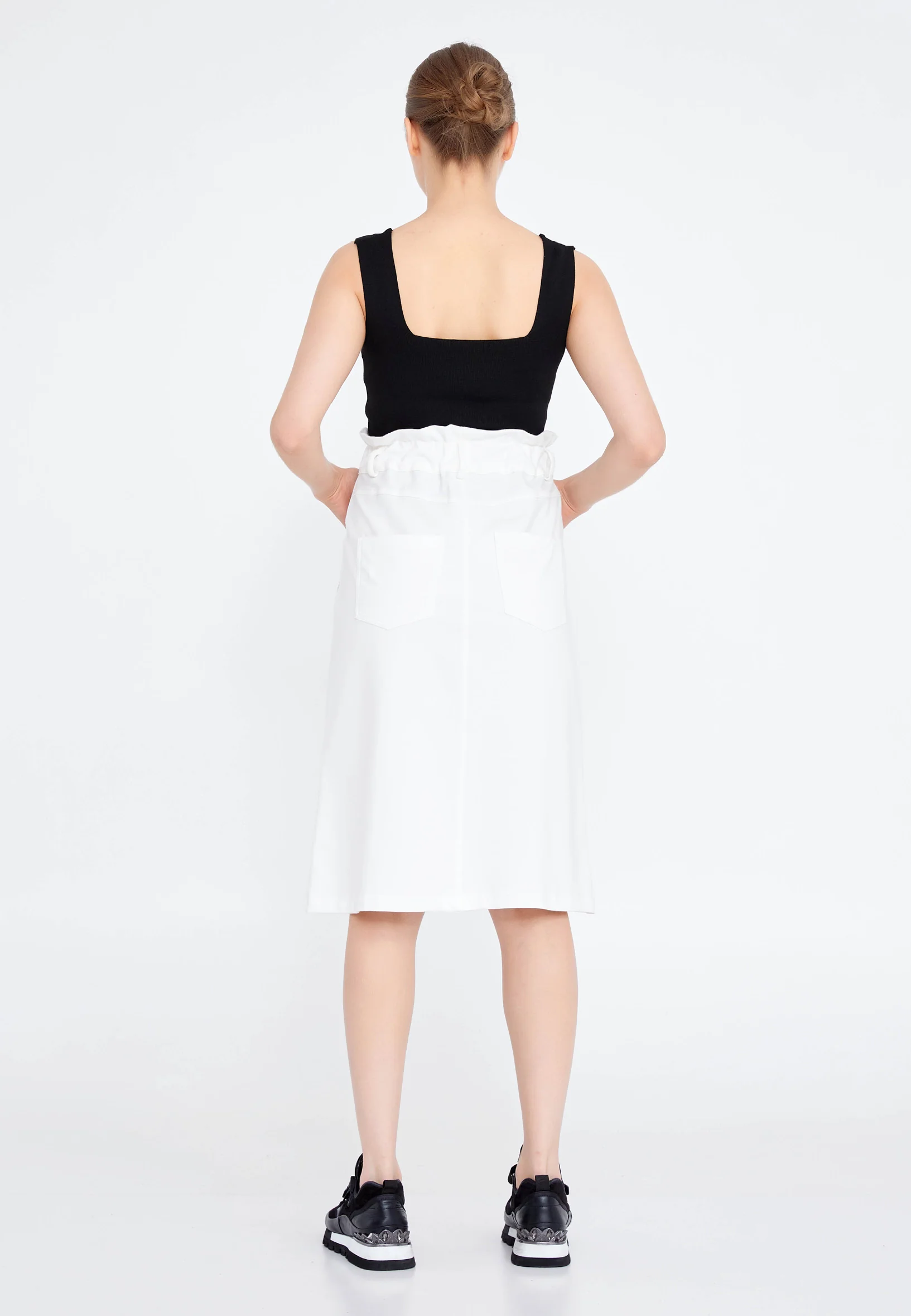Midi Printed Regular Skirt ber21y3118 - Image 7