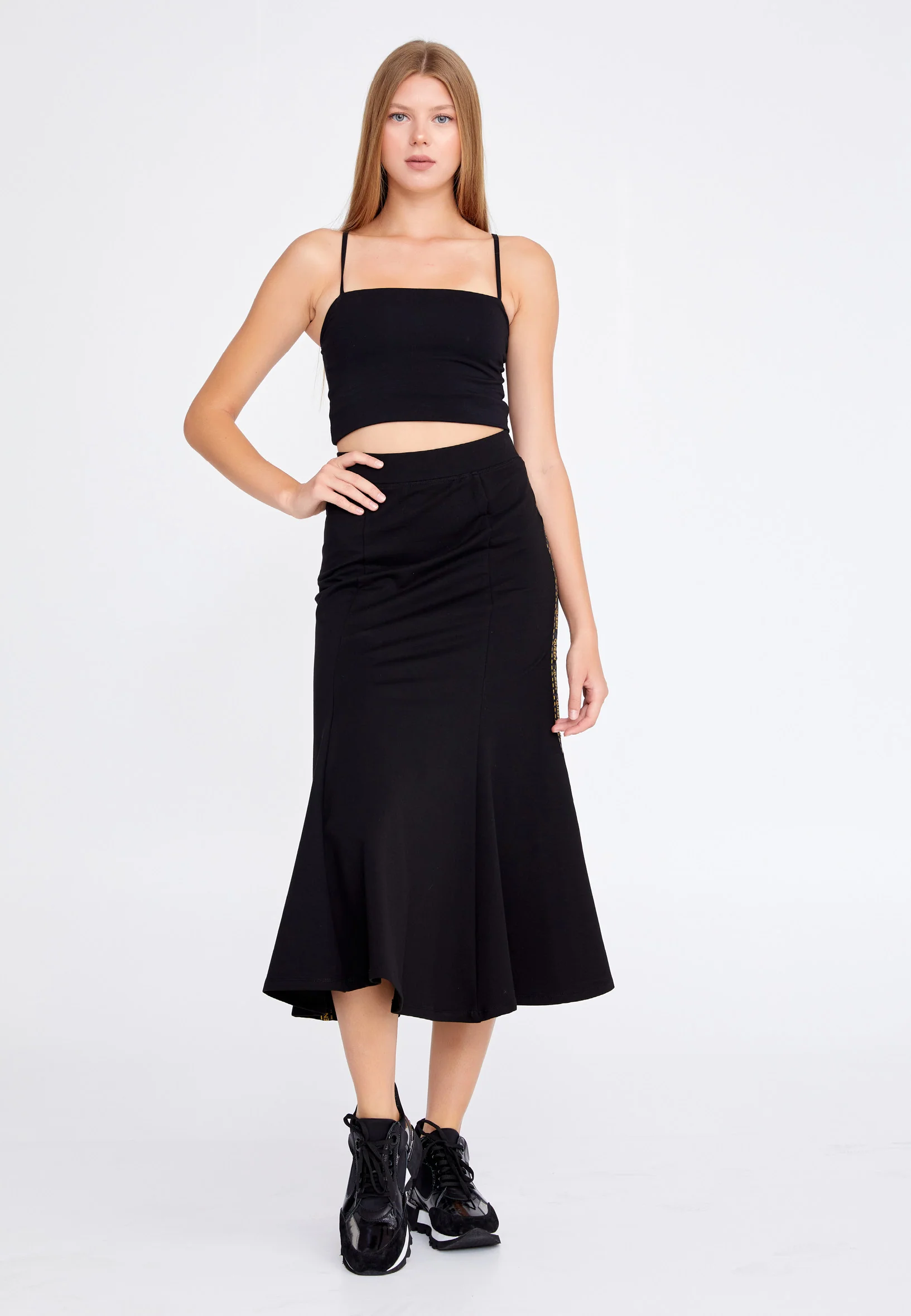 Midi Printed Regular Skirt ber22k3111 - Image 2