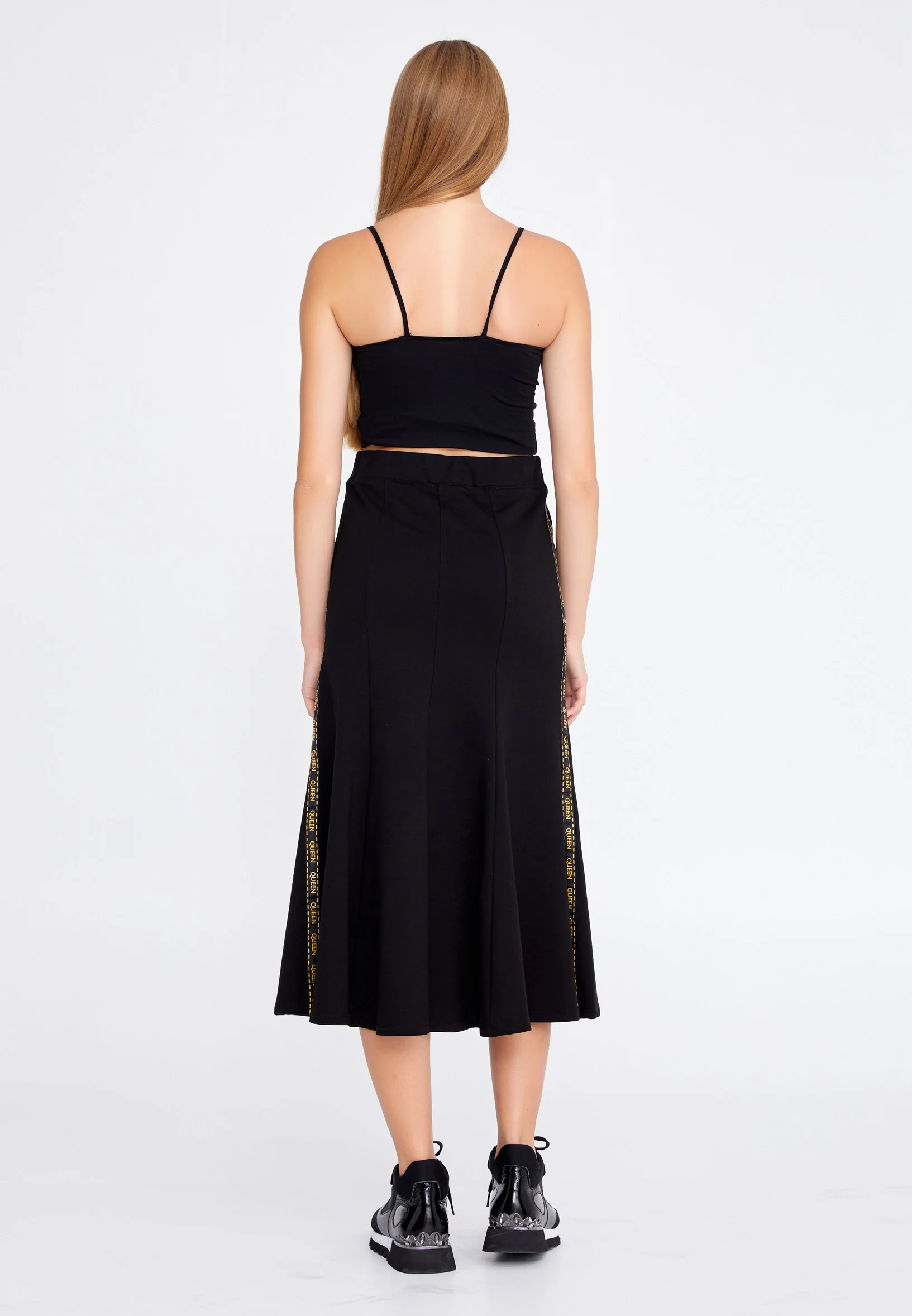 Midi Printed Regular Skirt ber22k3111 - Image 3