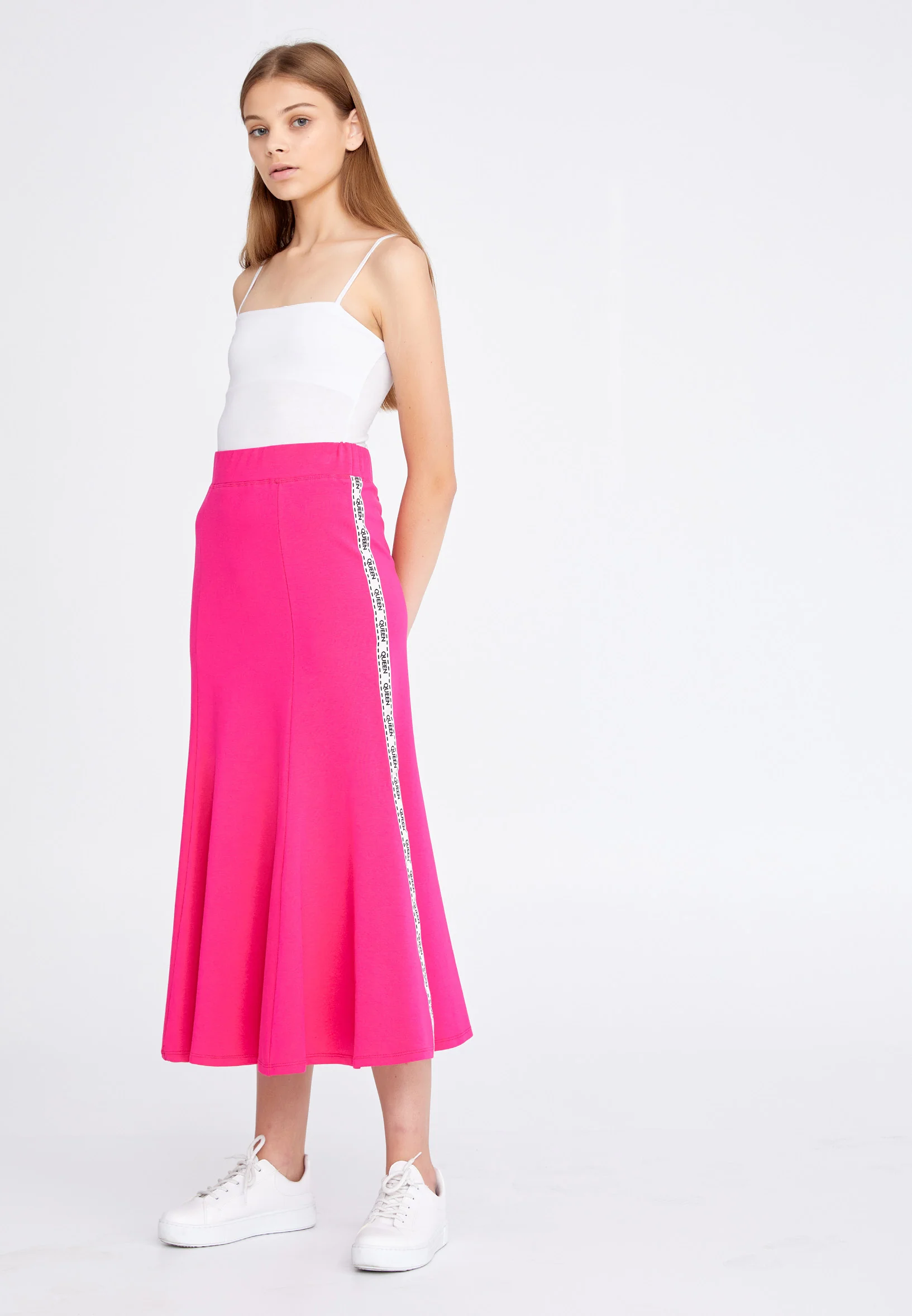 Midi Printed Regular Skirt ber22k3111 - Image 8