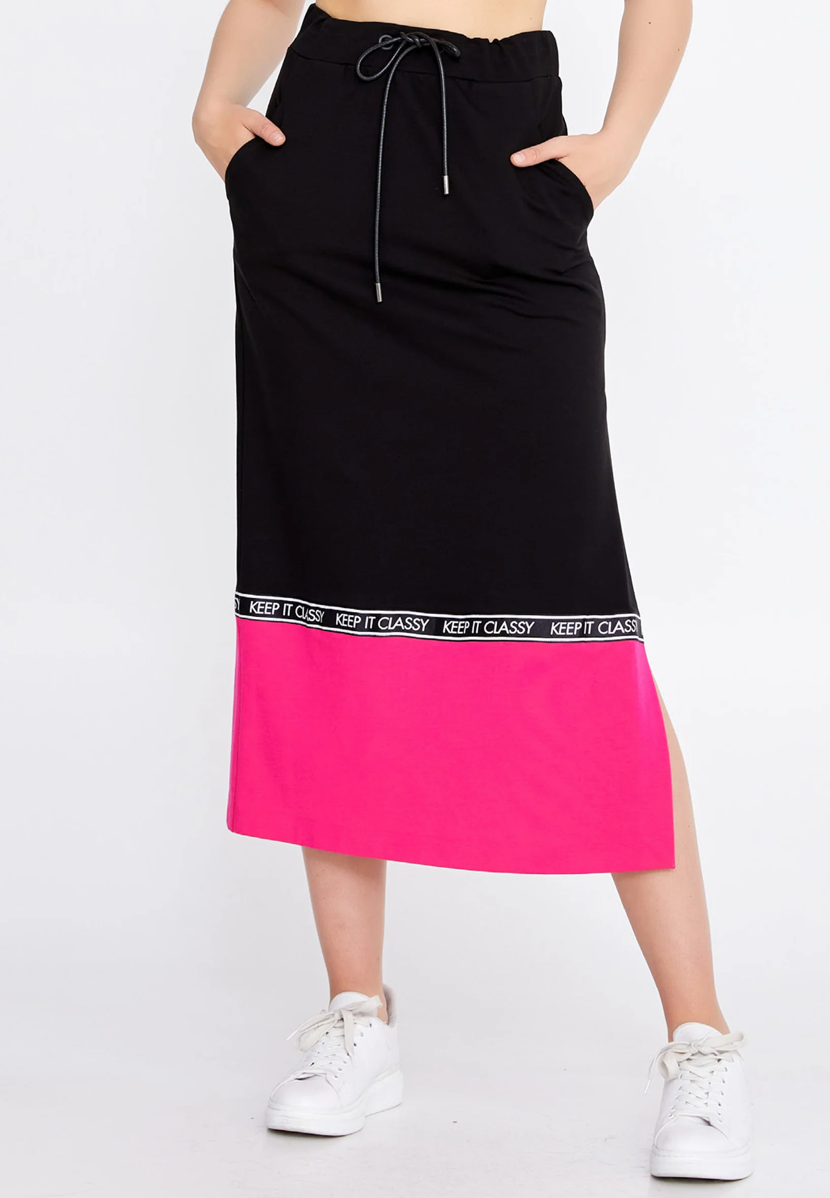 Midi Printed Regular Skirt ber22k3118 - Image 4