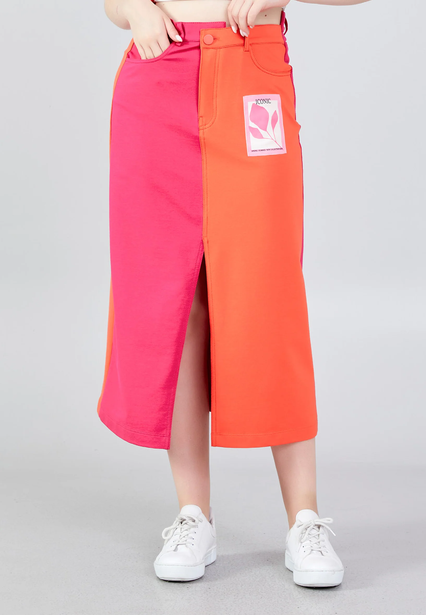 Midi Printed Regular Skirt ber23y3107 - Image 5