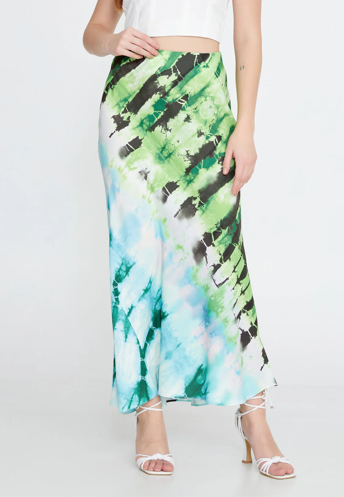 Midi Printed Regular Skirt ber23y3111