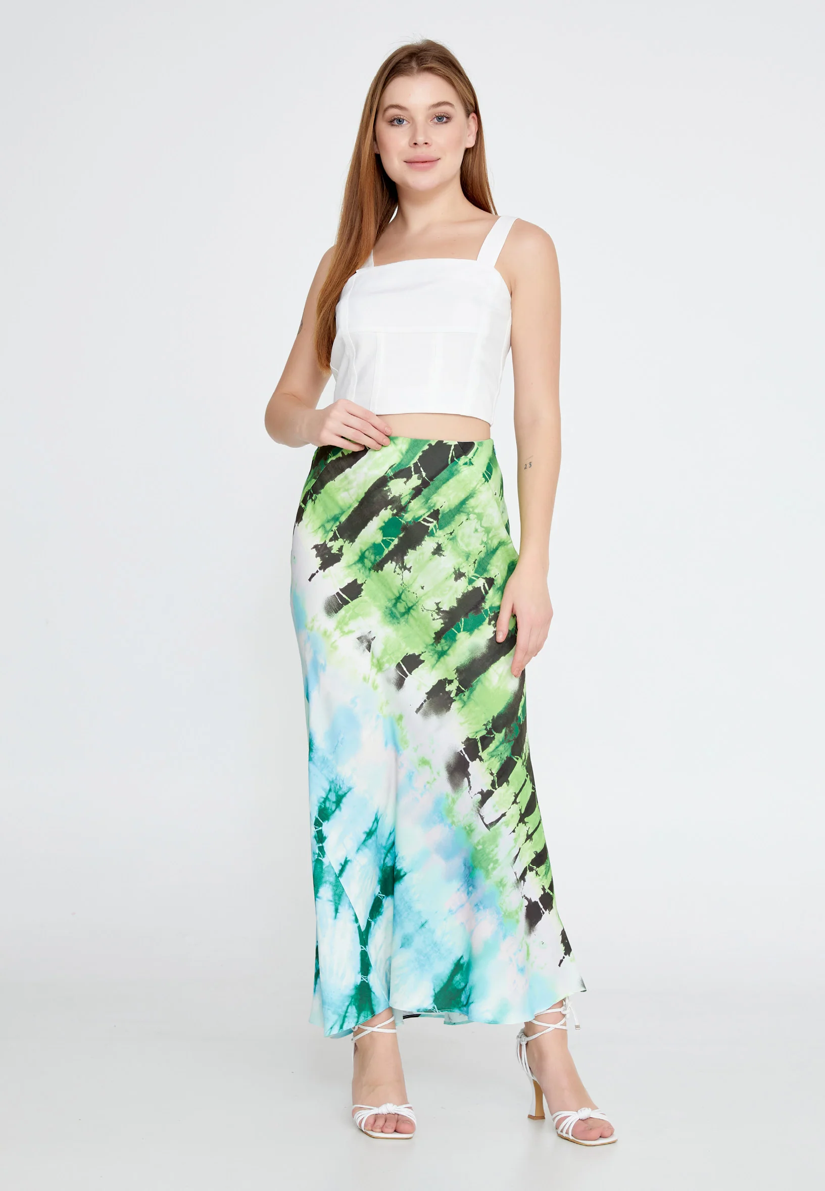 Midi Printed Regular Skirt ber23y3111 - Image 2