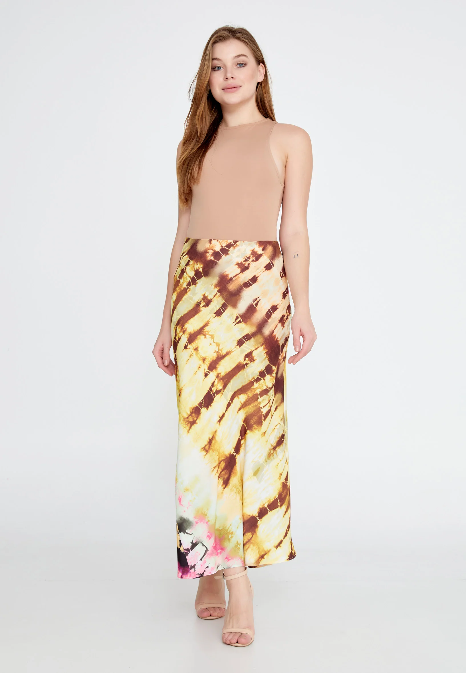 Midi Printed Regular Skirt ber23y3111 - Image 6