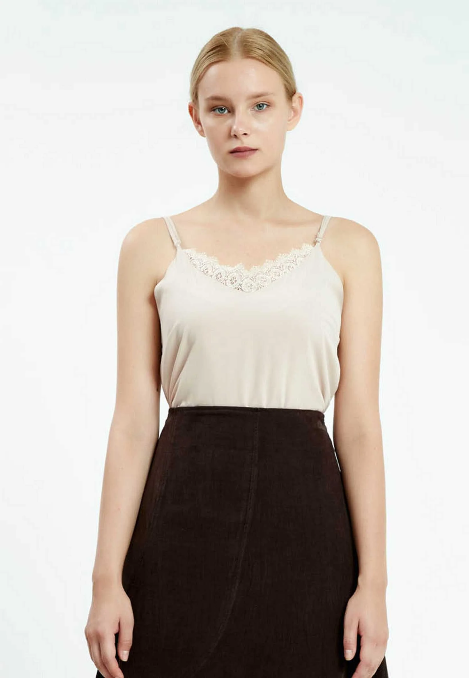 Midi Solid Color Regular Skirt ser65 - Image 8