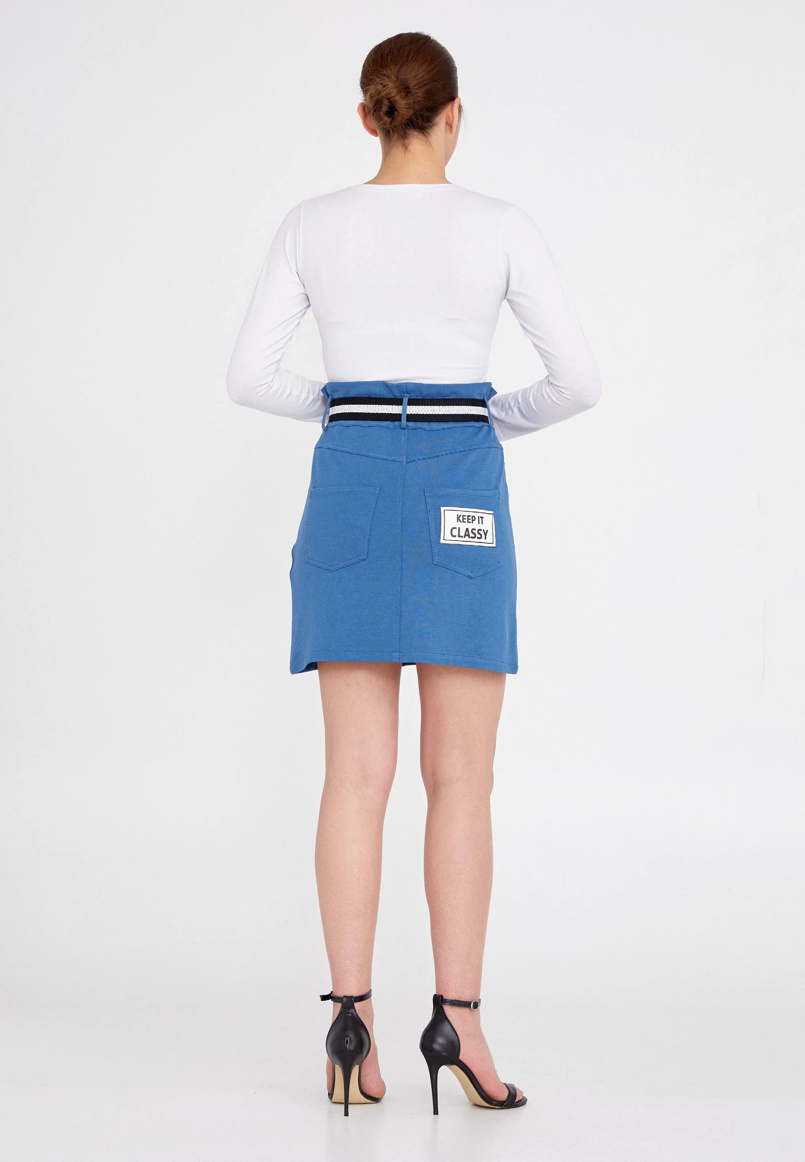 Mini Printed Regular Skirt ber21y3114 - Image 2