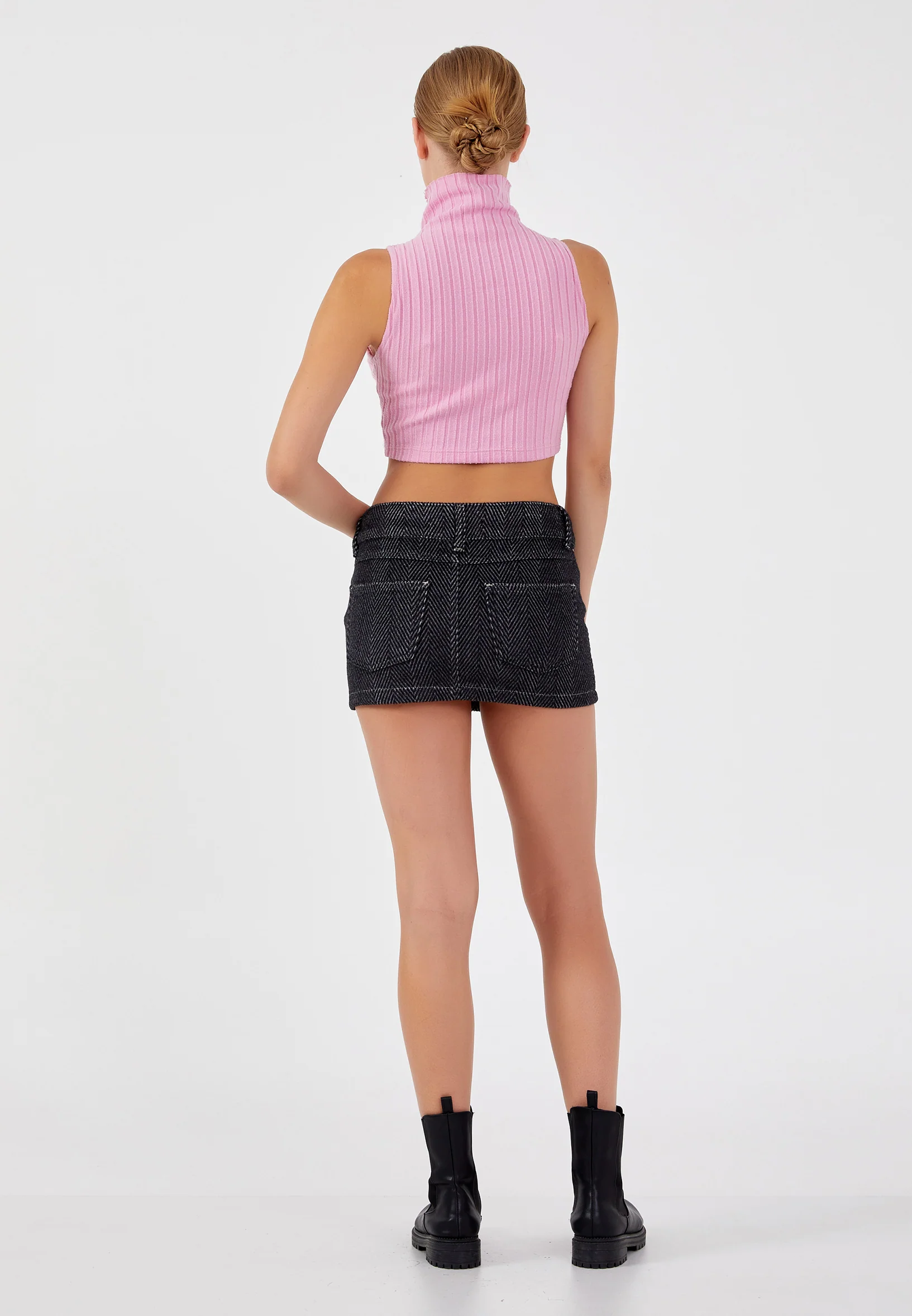 Mini Printed Regular Skirt ber23k3136 - Image 3