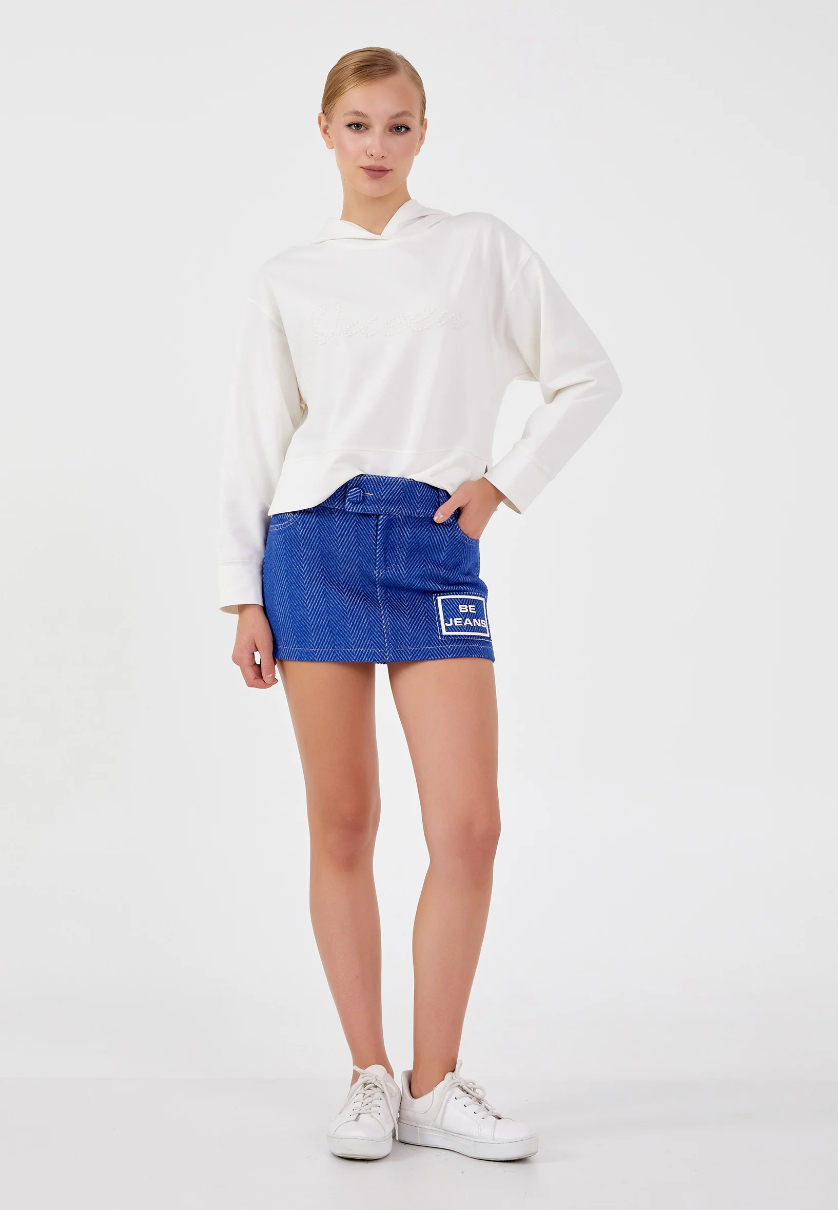 Mini Printed Regular Skirt ber23k3136 - Image 6