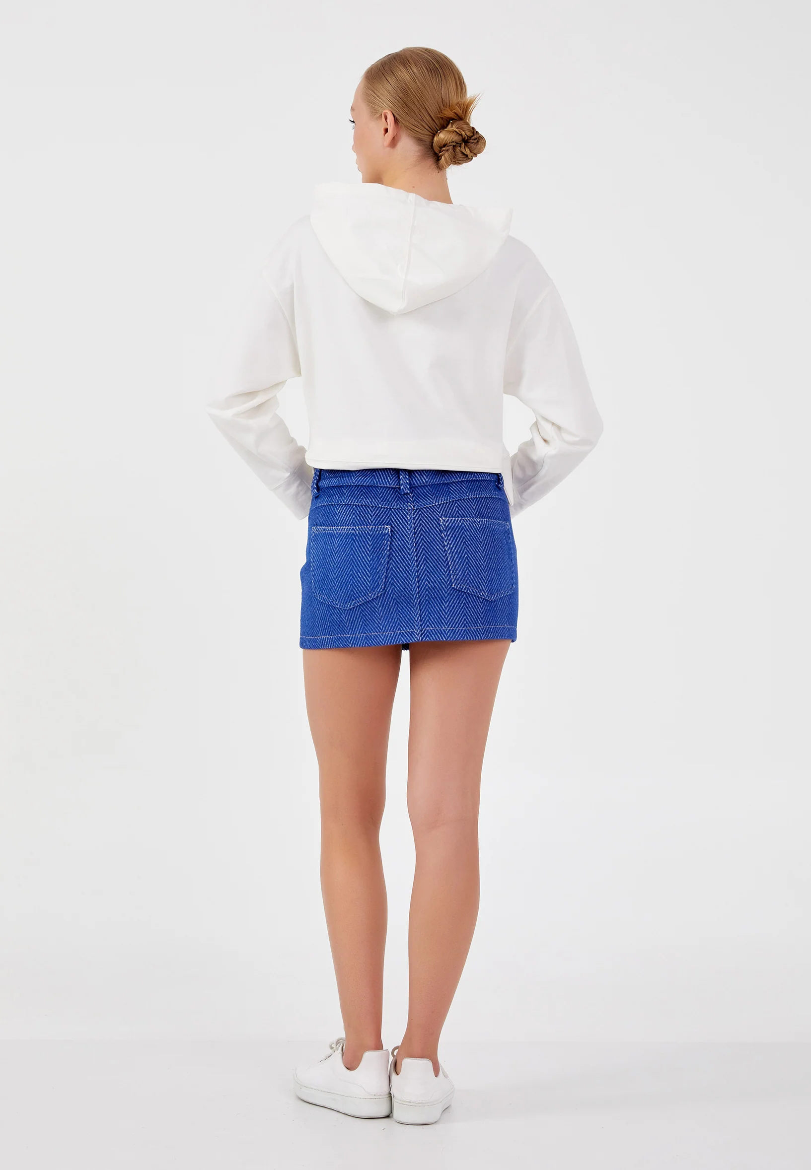 Mini Printed Regular Skirt ber23k3136 - Image 7