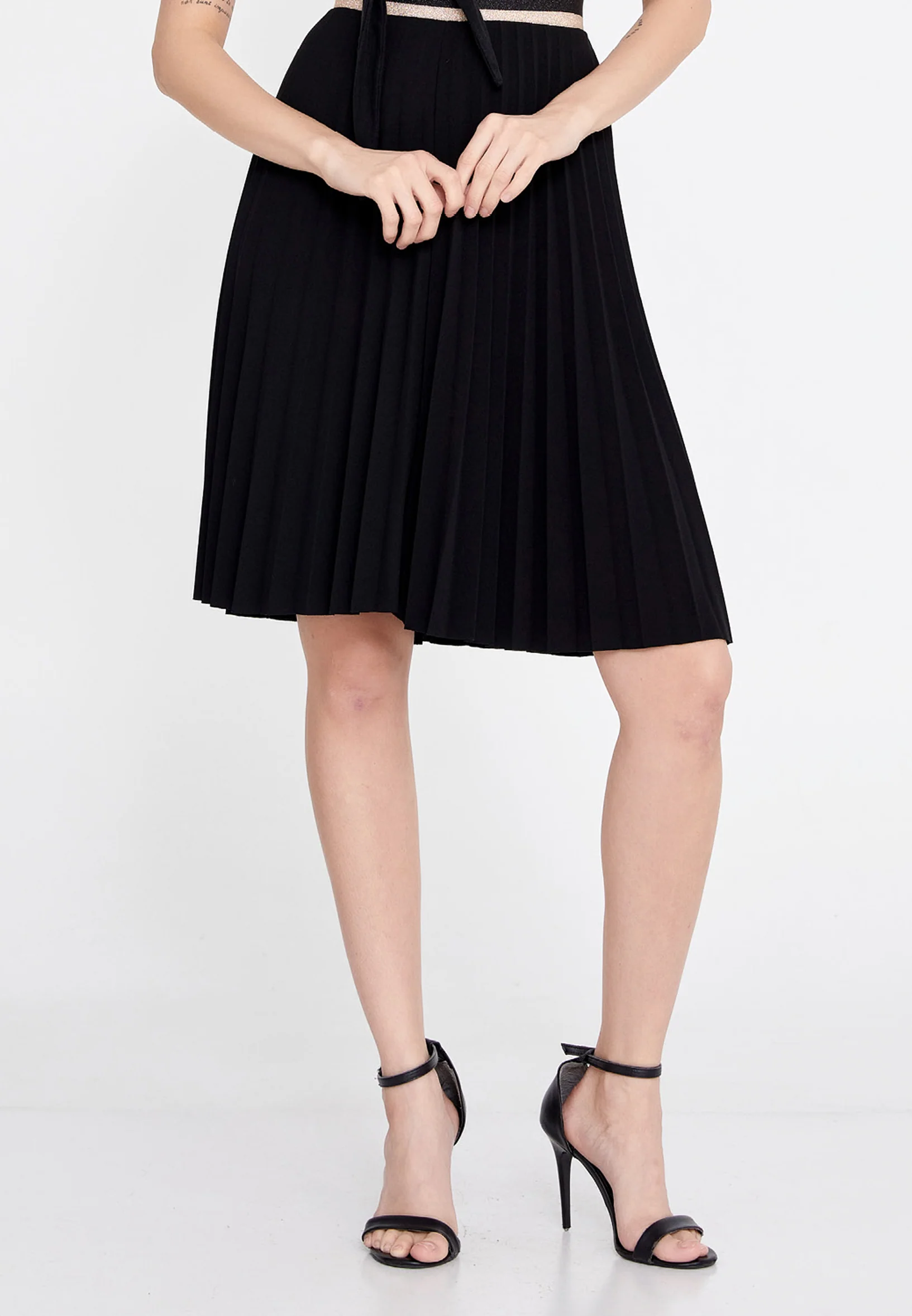 Mini Solid Color Regular Skirt esl9119 - Image 5
