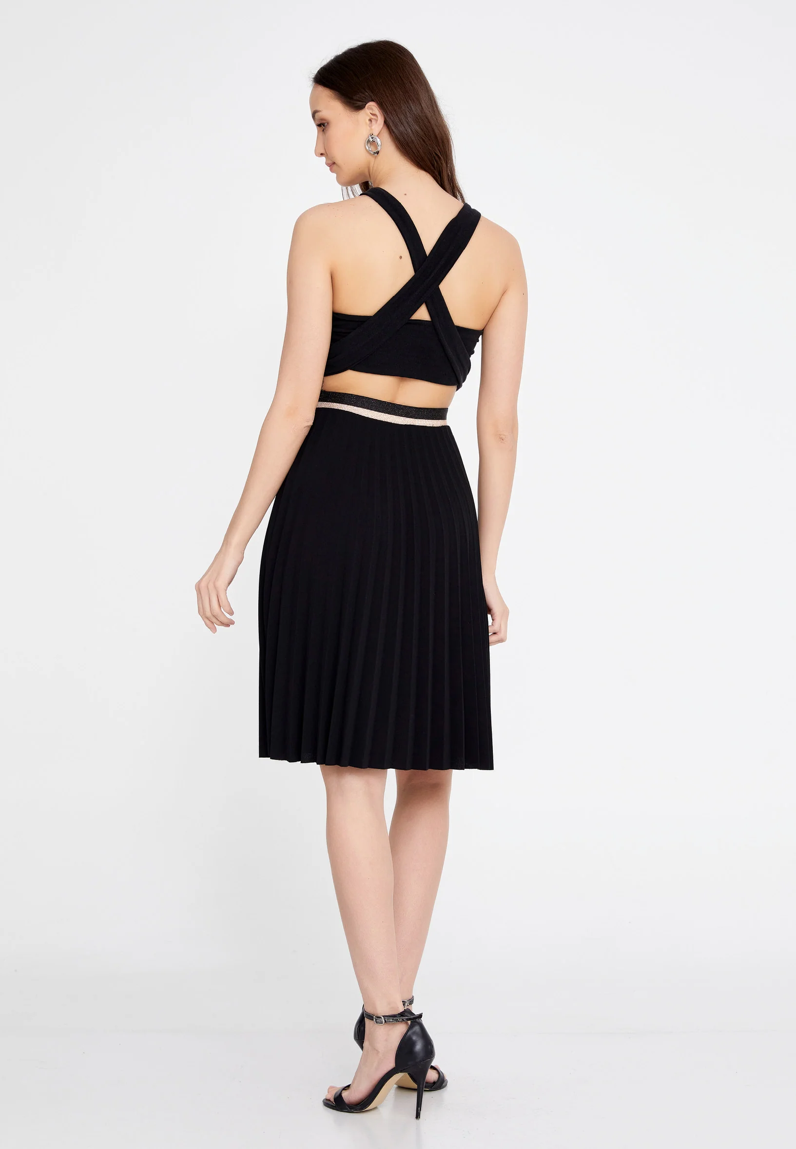 Mini Solid Color Regular Skirt esl9119 - Image 7