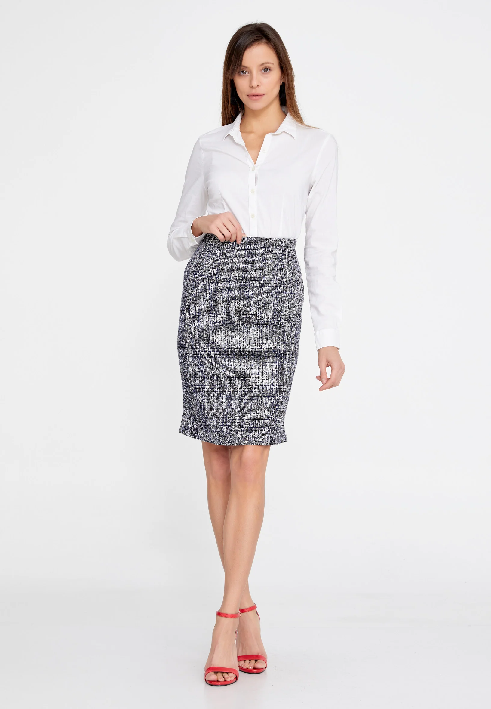Mini Solid Color Regular Skirt esldw26 - Image 10