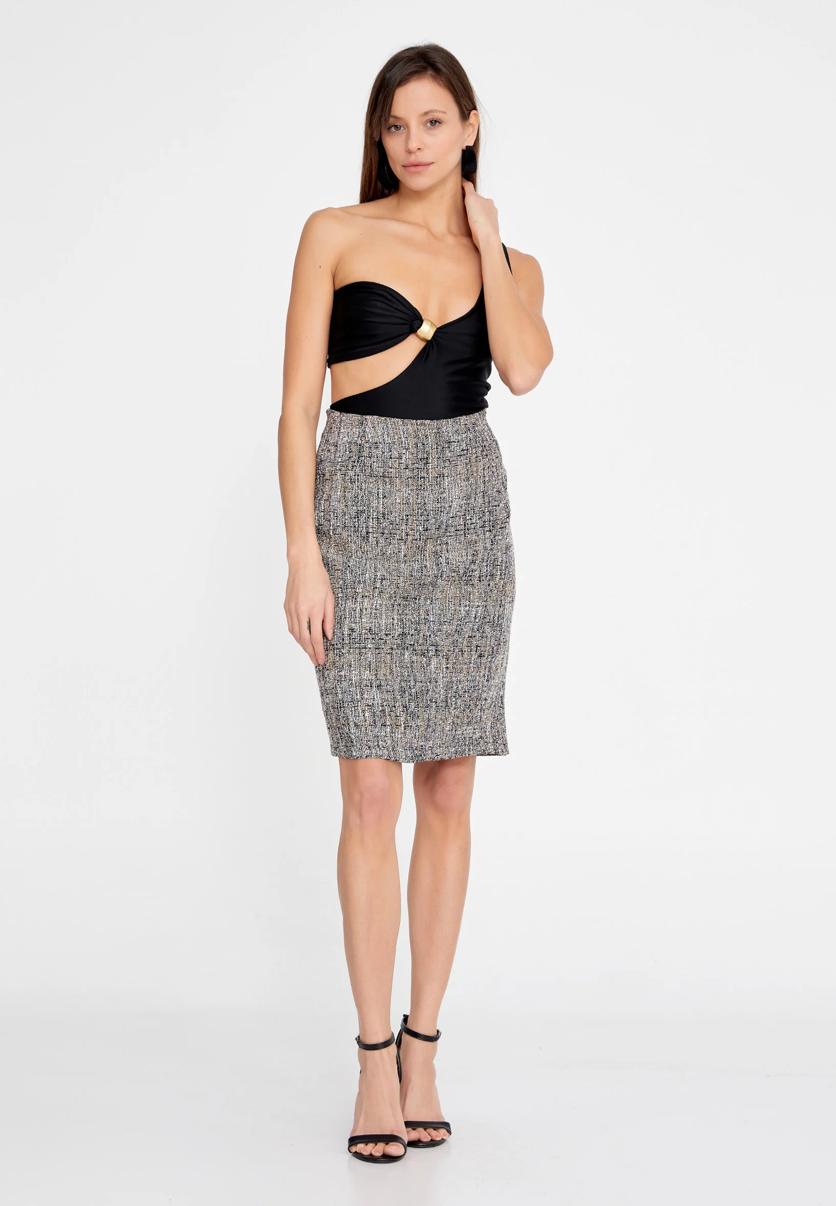 Mini Solid Color Regular Skirt esldw26 - Image 2