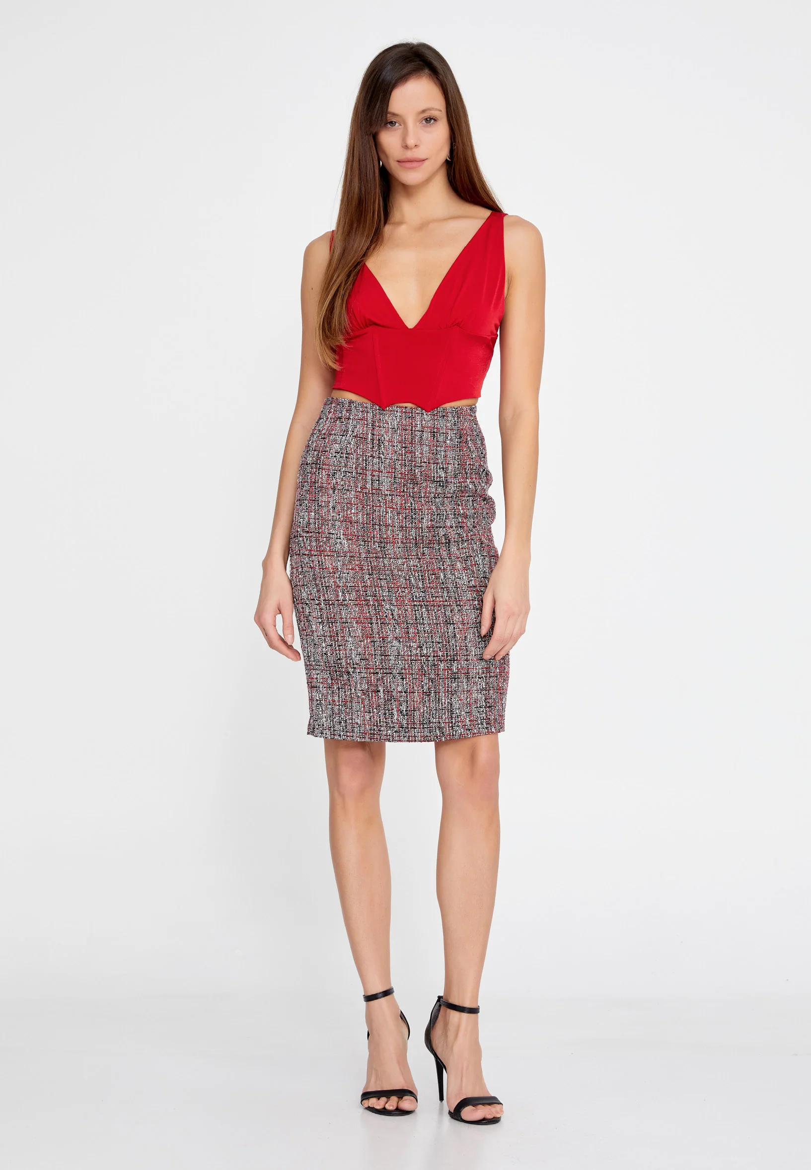 Mini Solid Color Regular Skirt esldw26 - Image 6