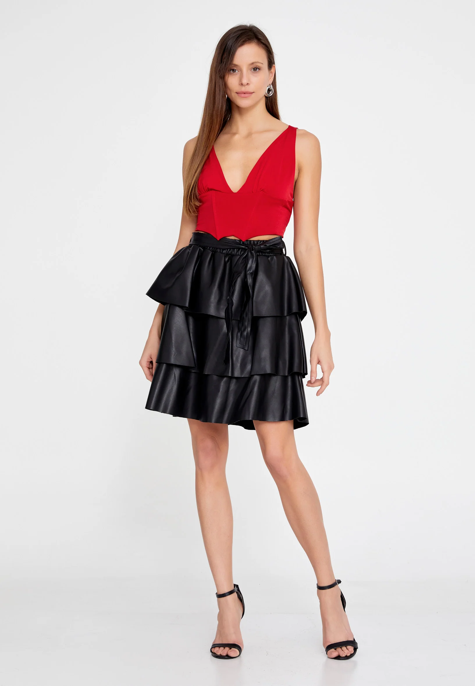 Mini Solid Color Regular Skirt rui19487 - Image 2