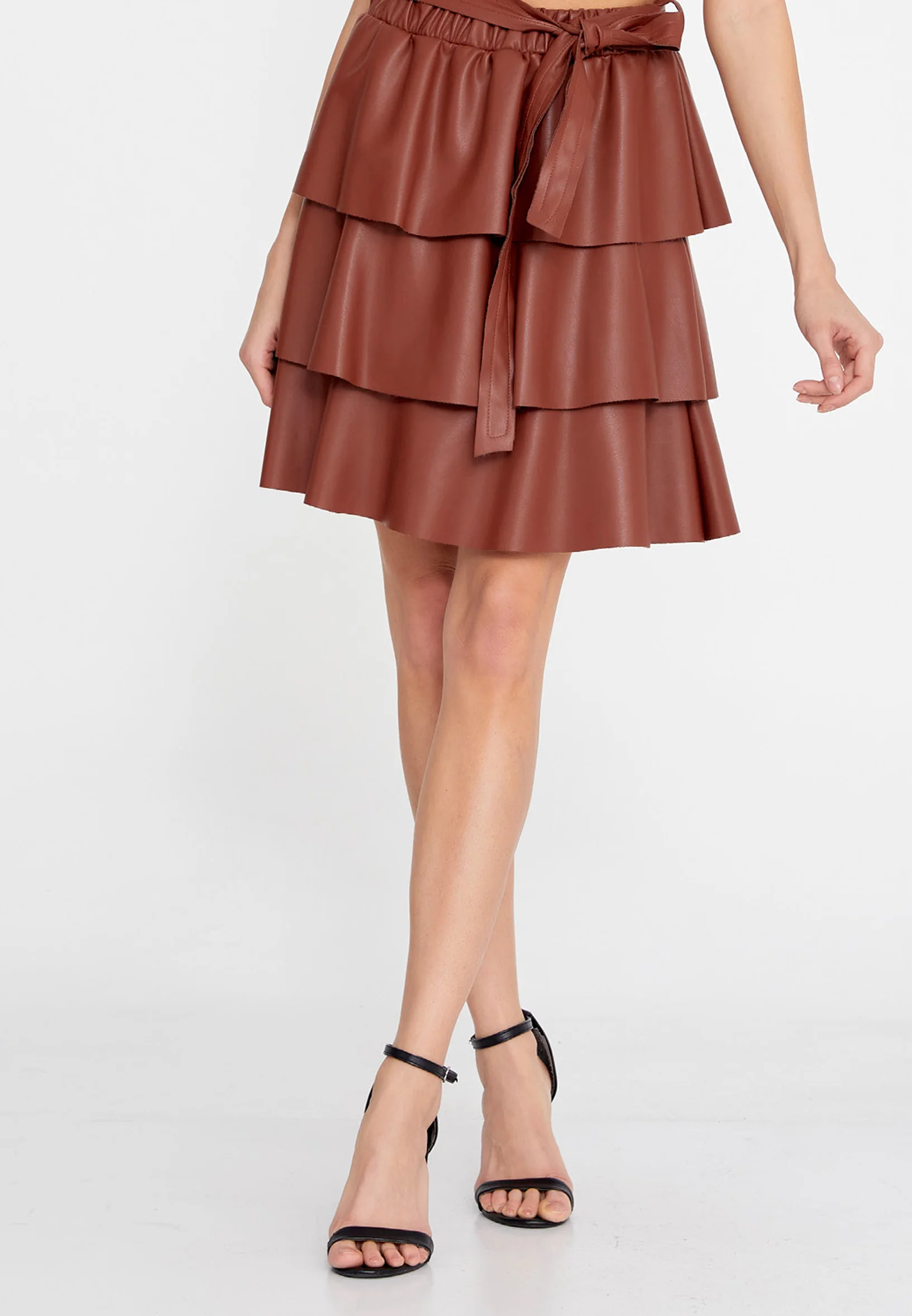 Mini Solid Color Regular Skirt rui19487 - Image 5