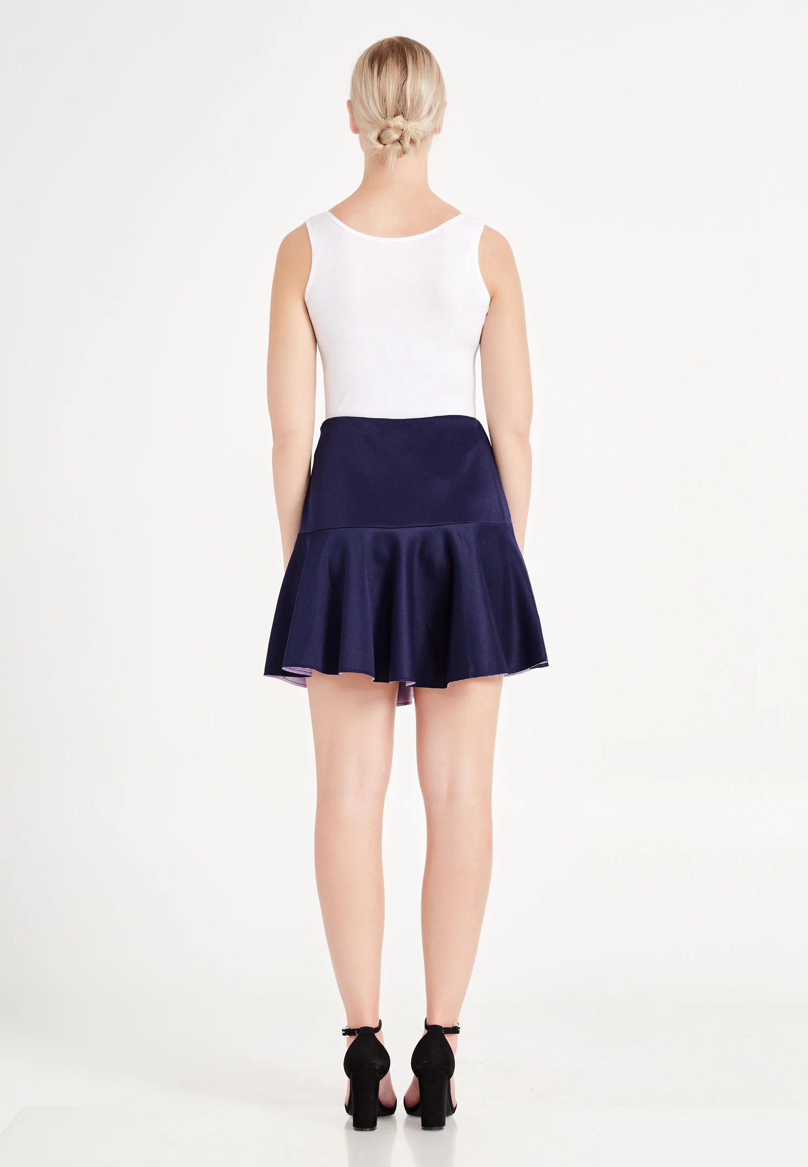 Mini Solid Color Regular Skirt ser21355 - Image 7