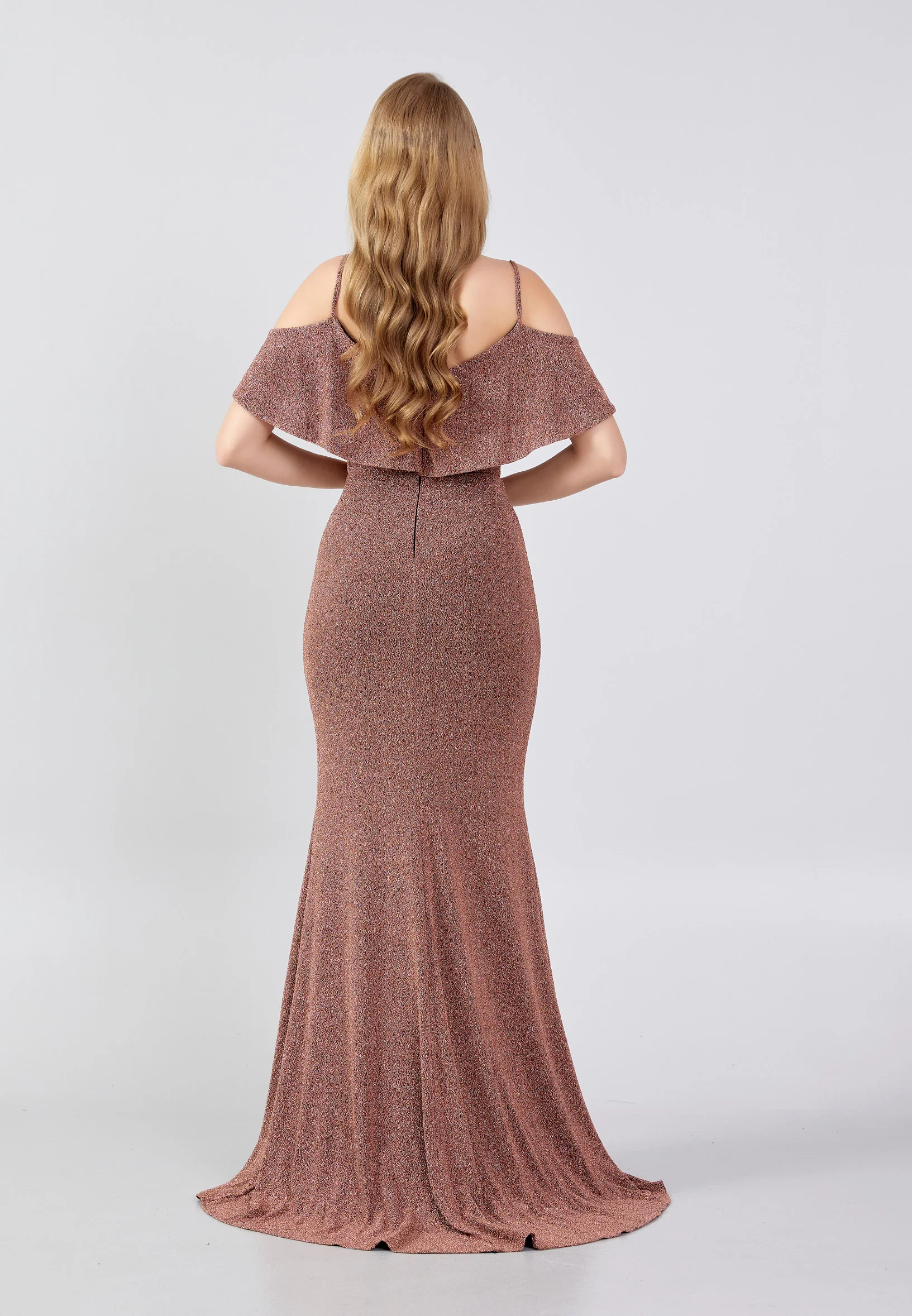 Off Shoulder Maxi Lycra Mermaid Regular Evening Dress swr5071 - Image 2