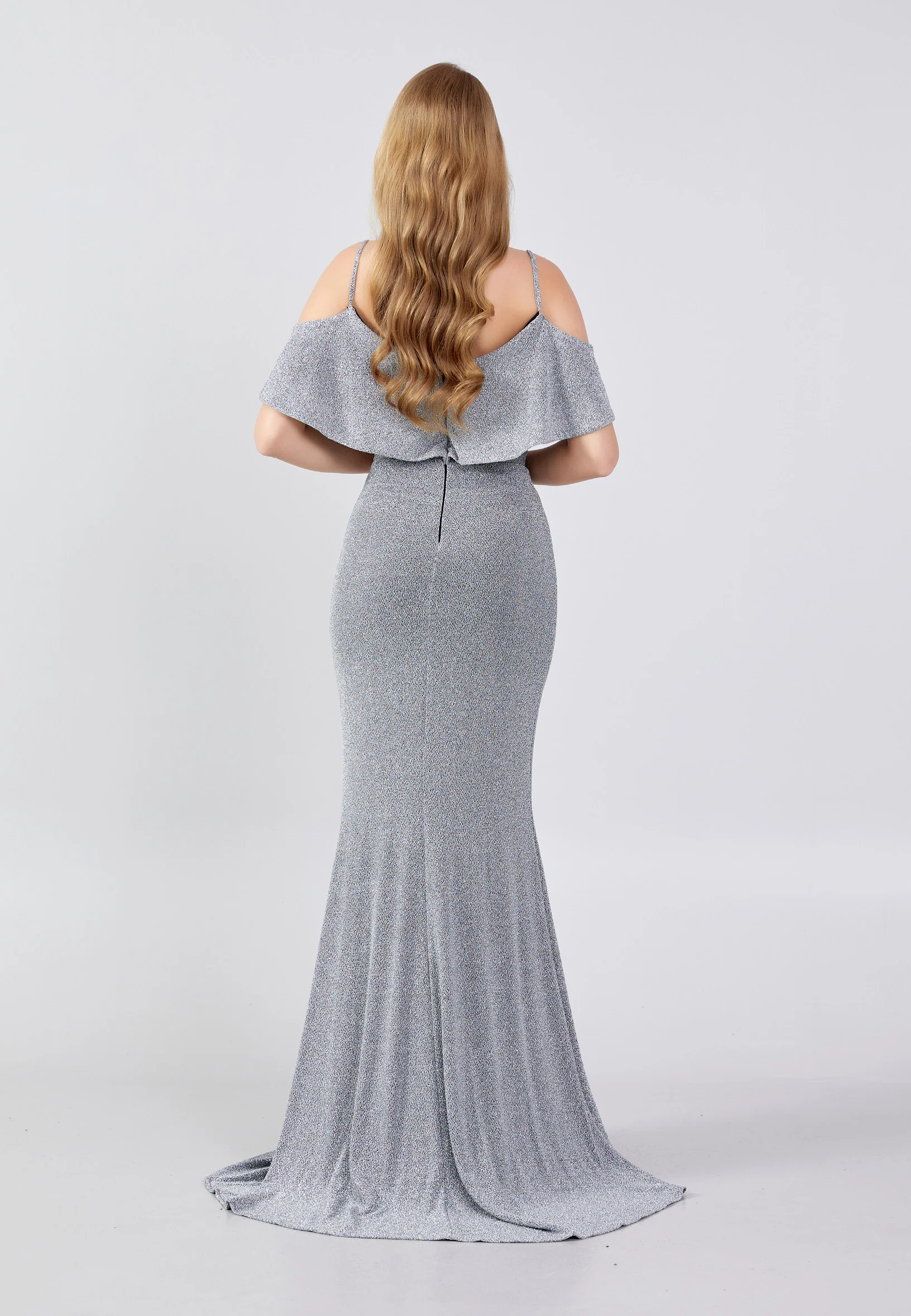 Off Shoulder Maxi Lycra Mermaid Regular Evening Dress swr5071 - Image 22