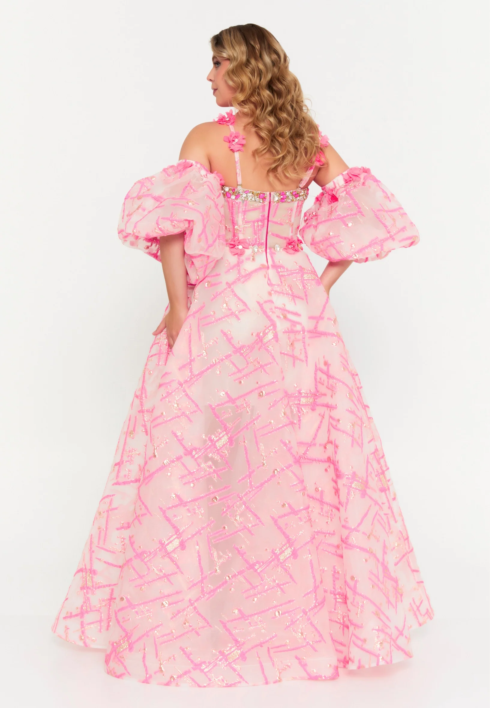 Off Shoulder Maxi Polyester A - Line Regular Prom Dress mtn88185 - Image 2