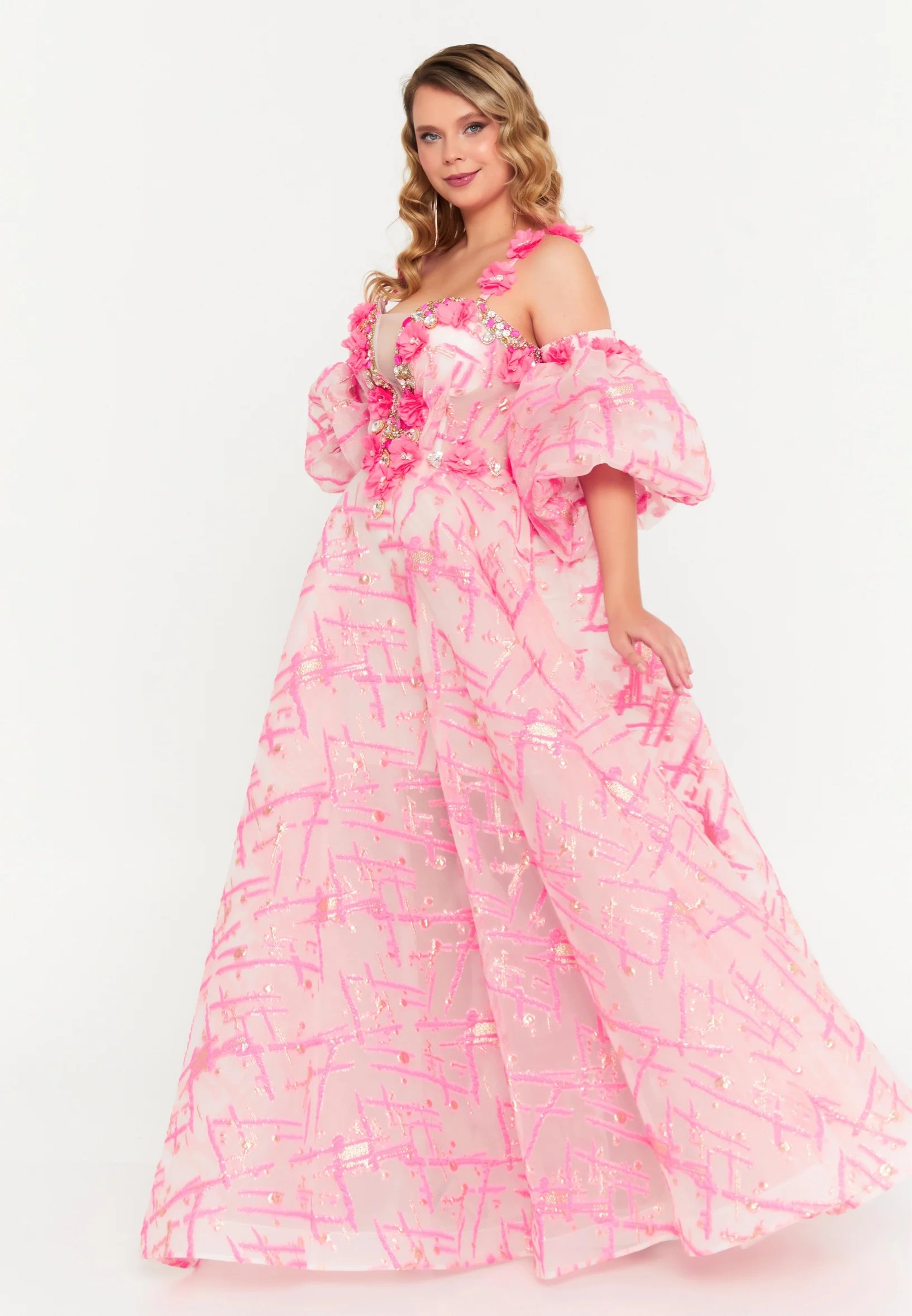 Off Shoulder Maxi Polyester A - Line Regular Prom Dress mtn88185 - Image 3