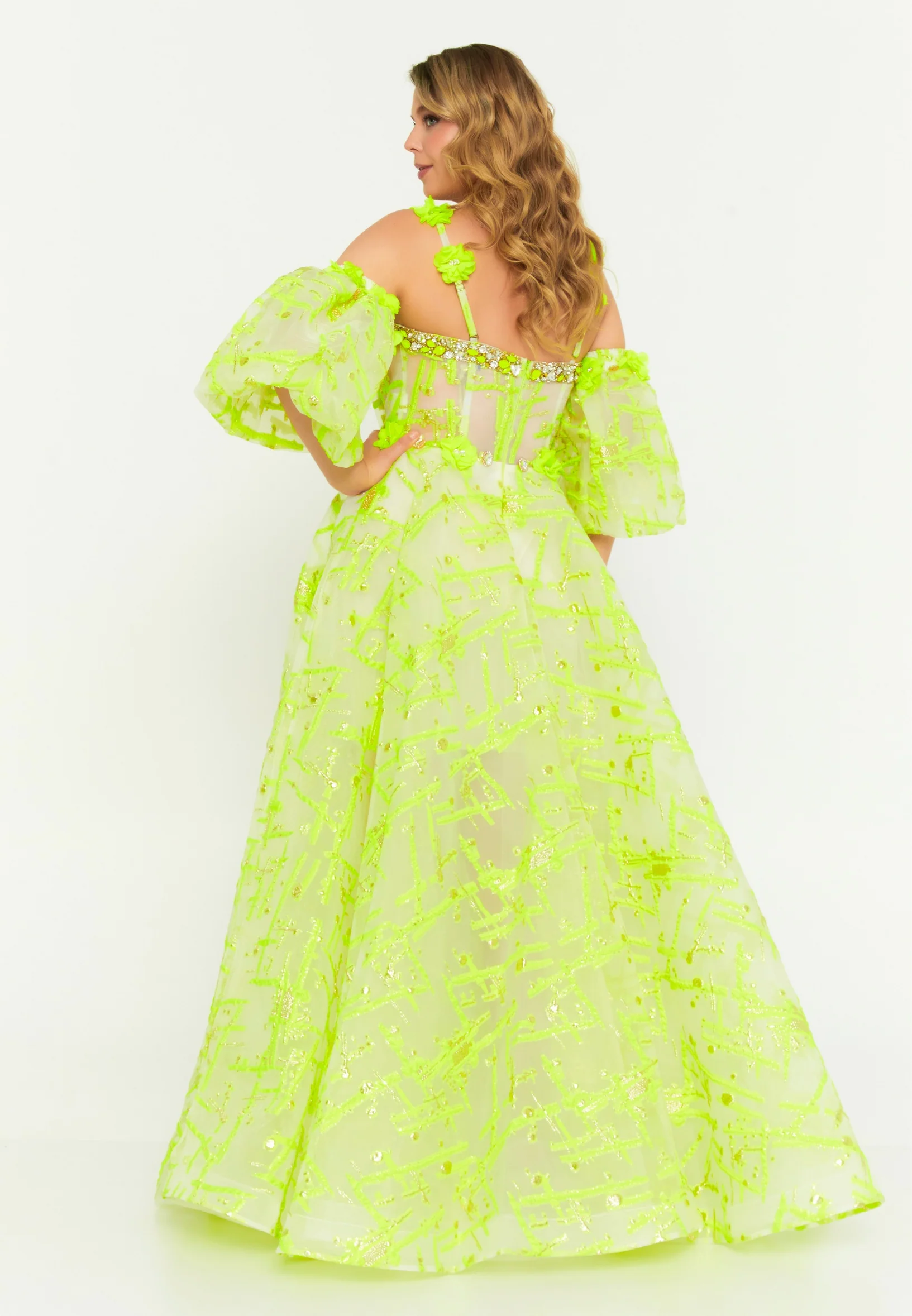 Off Shoulder Maxi Polyester A - Line Regular Prom Dress mtn88185 - Image 6