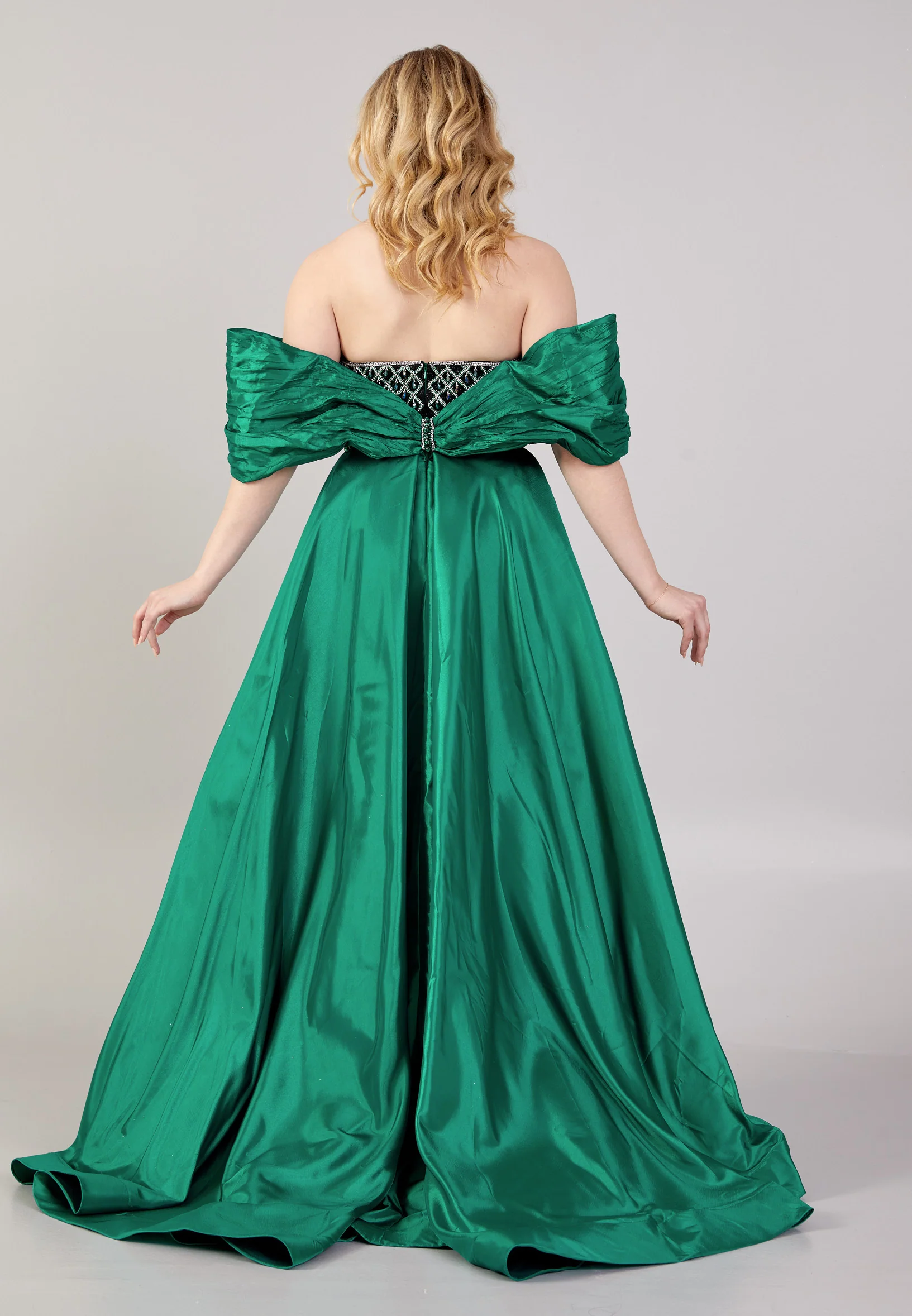 Off Shoulder Mini Polyester A - Line Regular Prom Dress mti0709 - Image 10