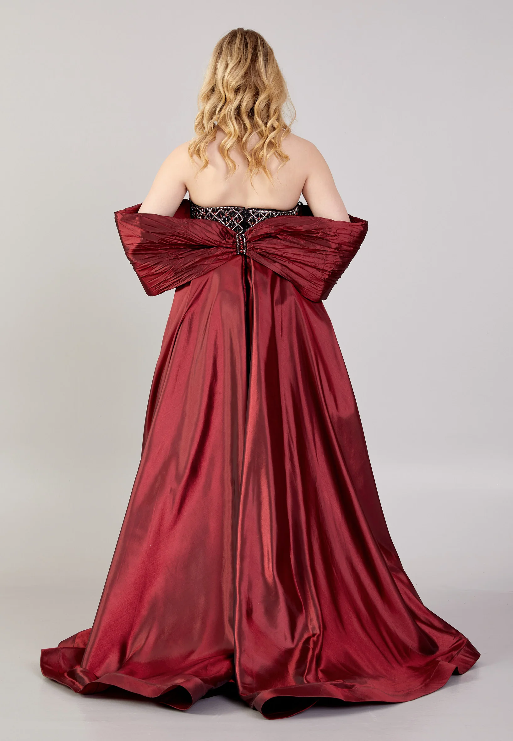 Off Shoulder Mini Polyester A - Line Regular Prom Dress mti0709 - Image 3