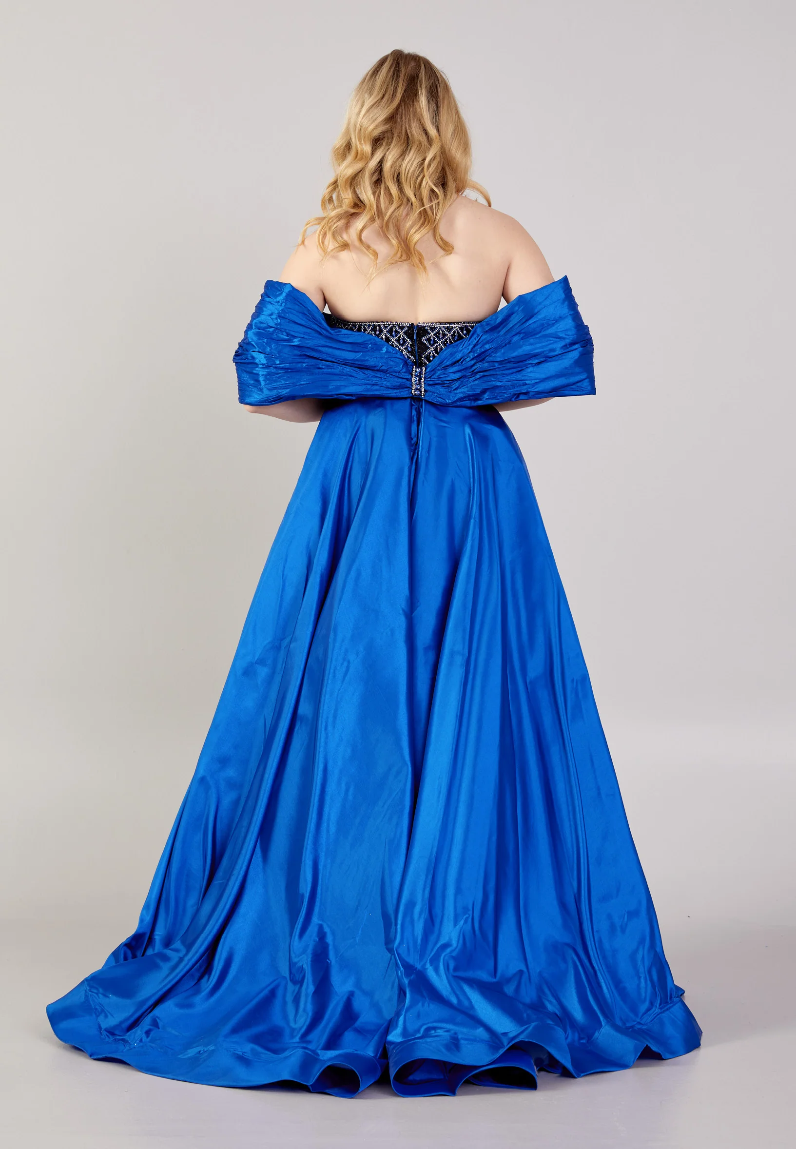 Off Shoulder Mini Polyester A - Line Regular Prom Dress mti0709 - Image 6