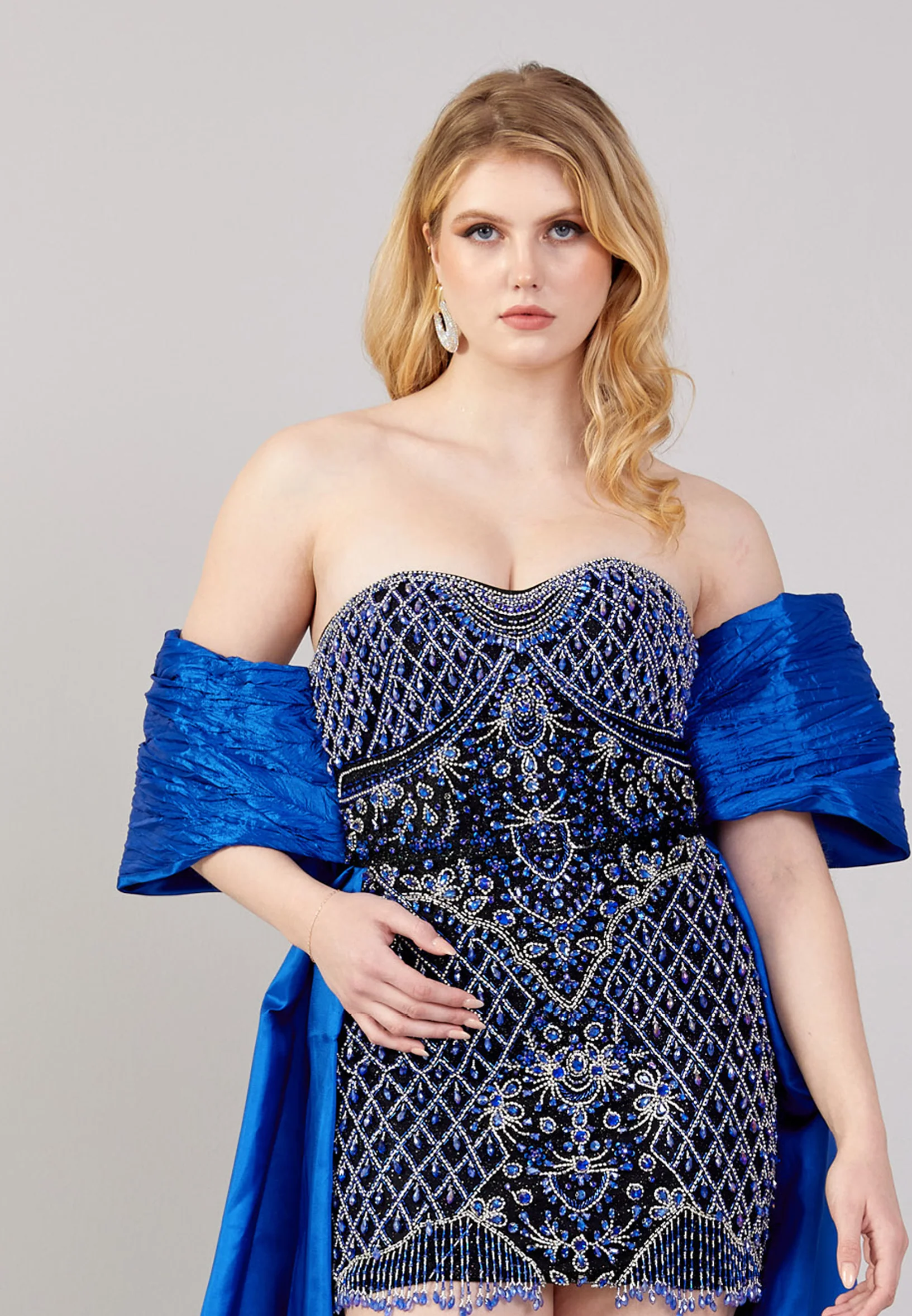 Off Shoulder Mini Polyester A - Line Regular Prom Dress mti0709 - Image 8