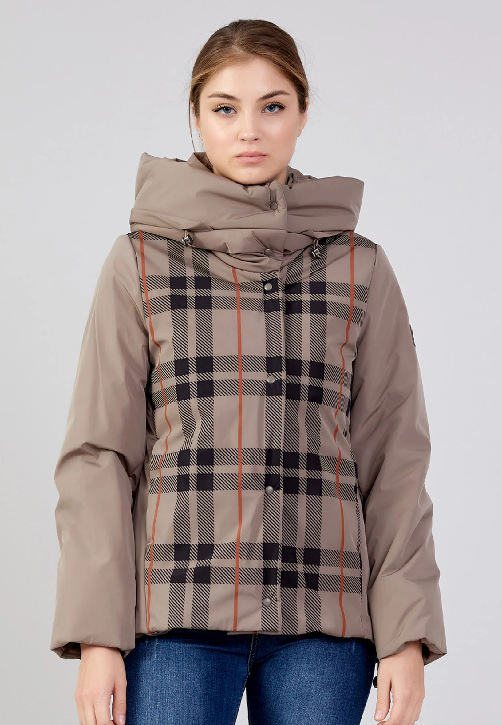 Polyester Plaid Regular Coat mml0432 - Image 25