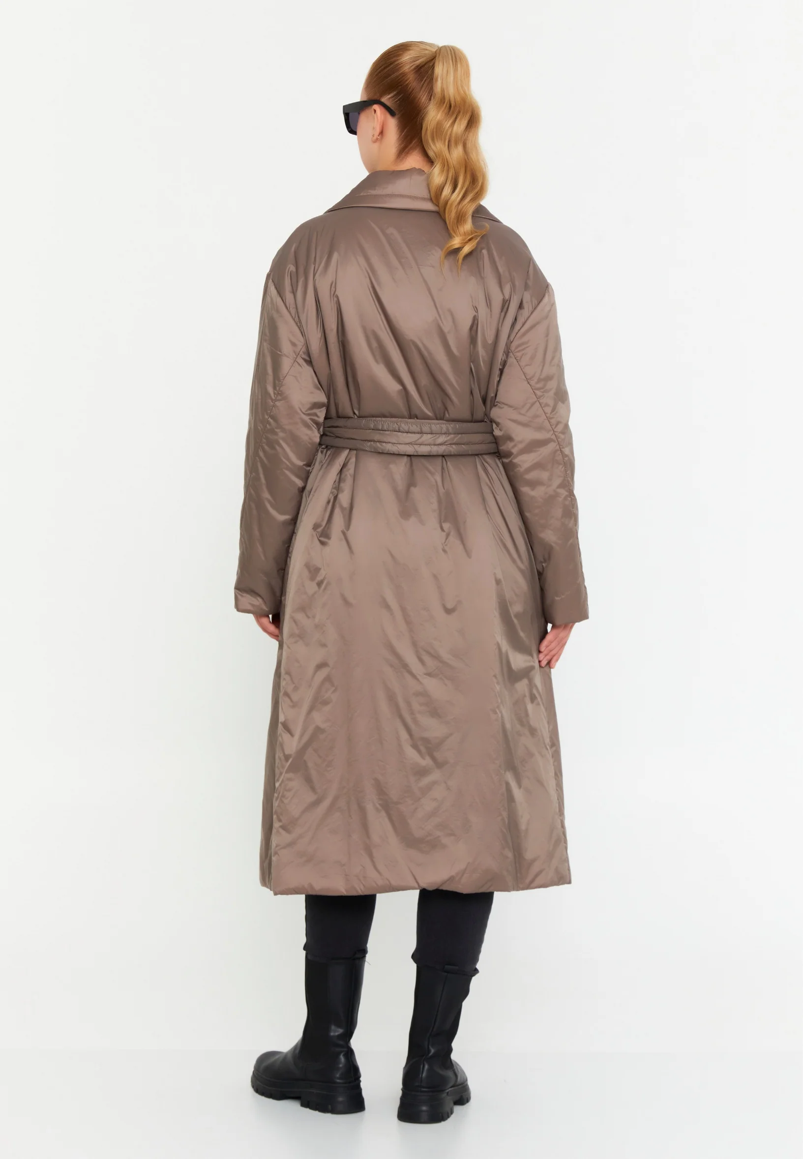 Polyester Solid Color Plus Size Coat mml0457-b - Image 18