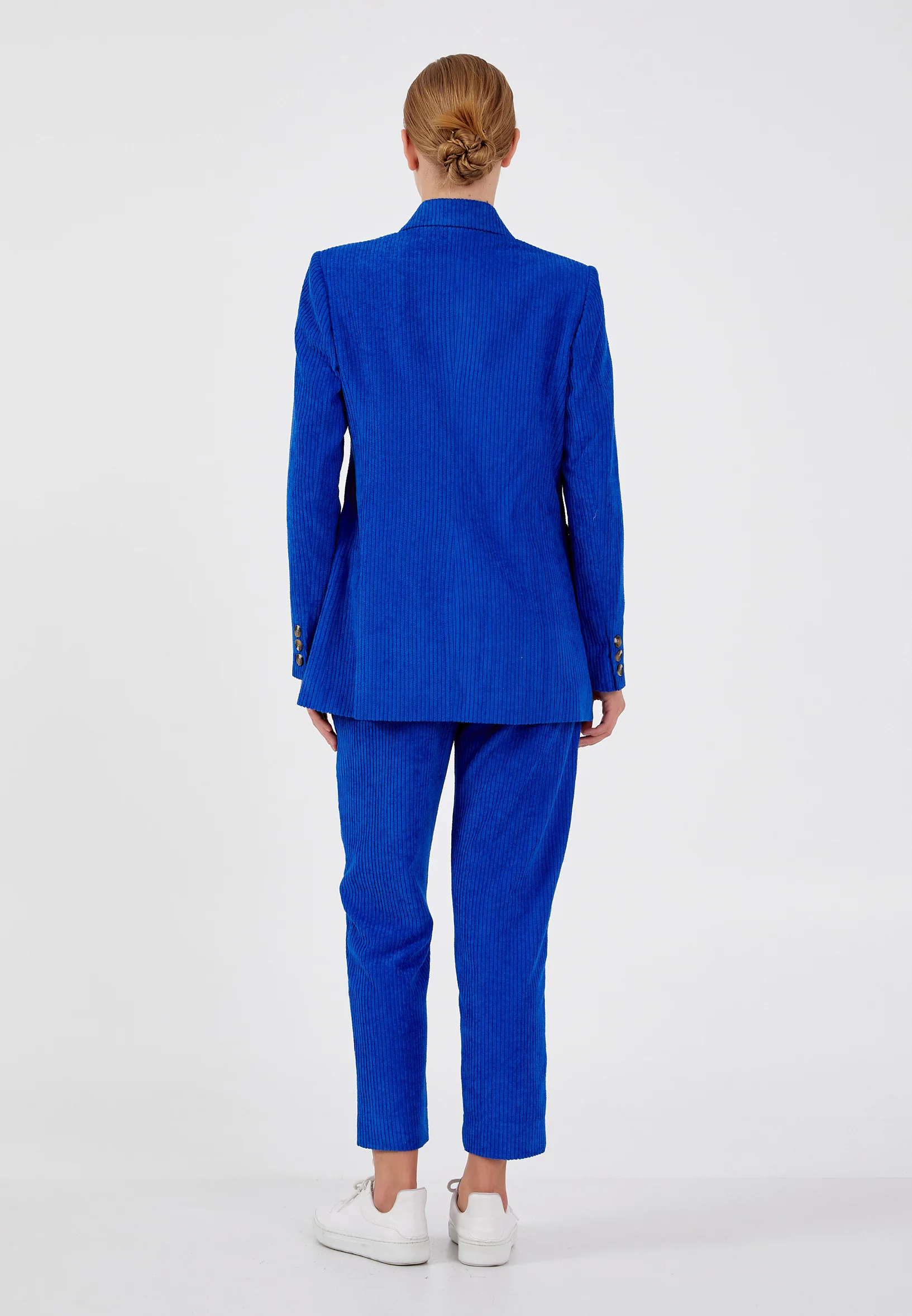 Polyester Solid Color Regular Coat ber23k1124 - Image 11