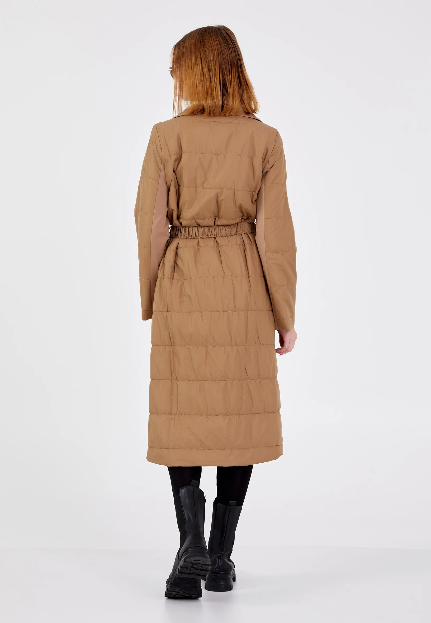 Polyester Solid Color Regular Coat cln2217 - Image 9