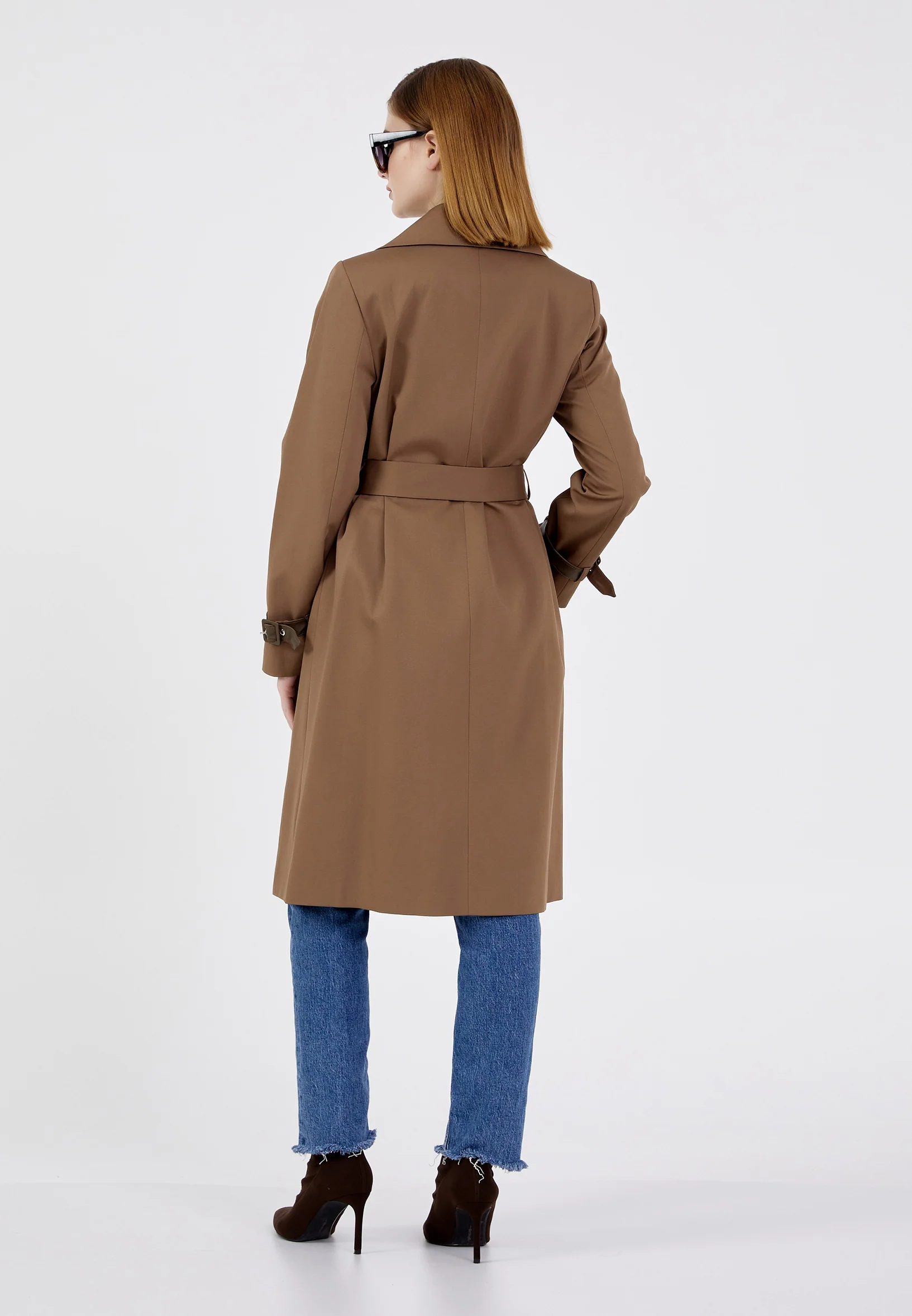 Polyester Solid Color Regular Coat cln2235 - Image 12