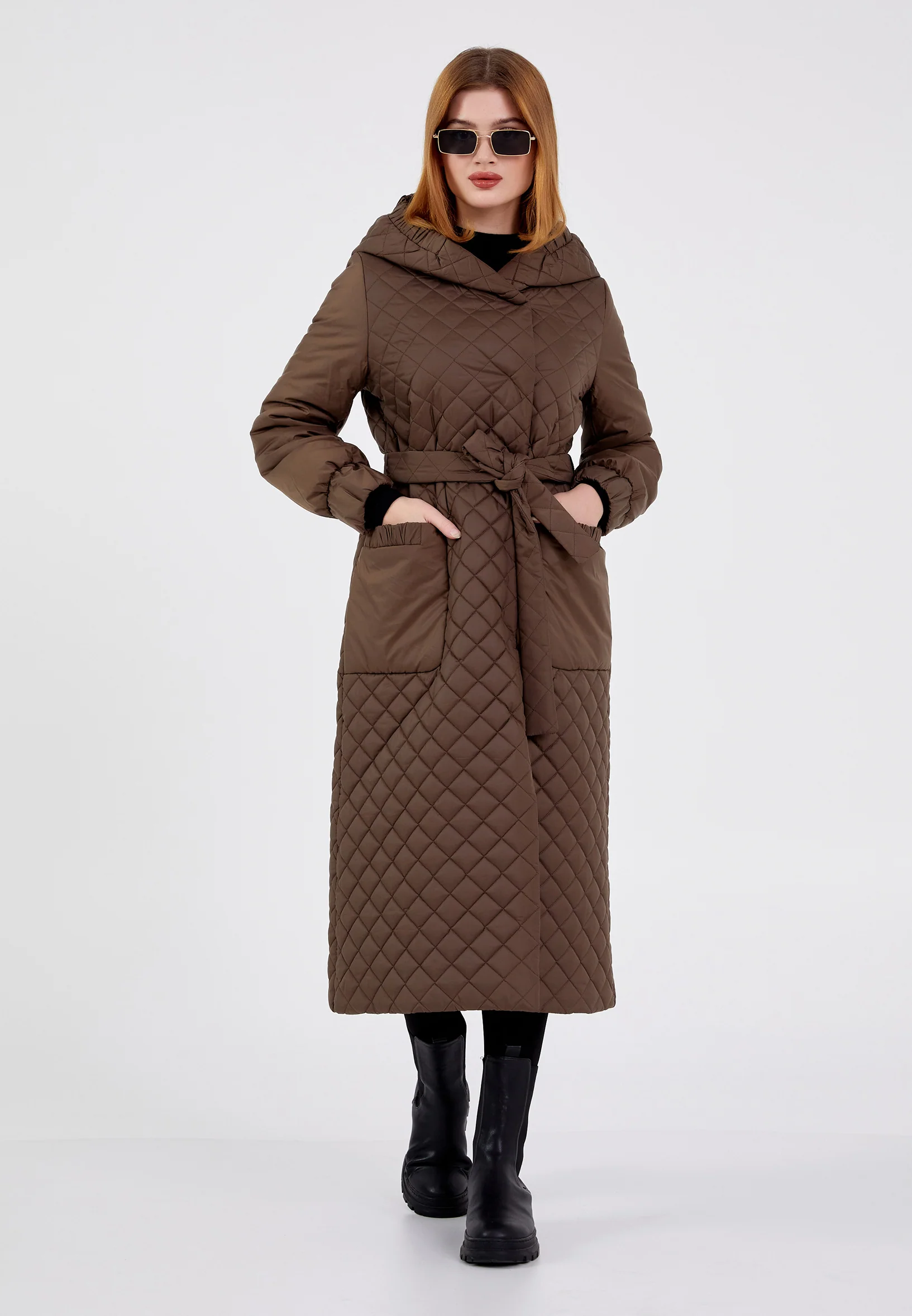 Polyester Solid Color Regular Coat cln2374 - Image 10