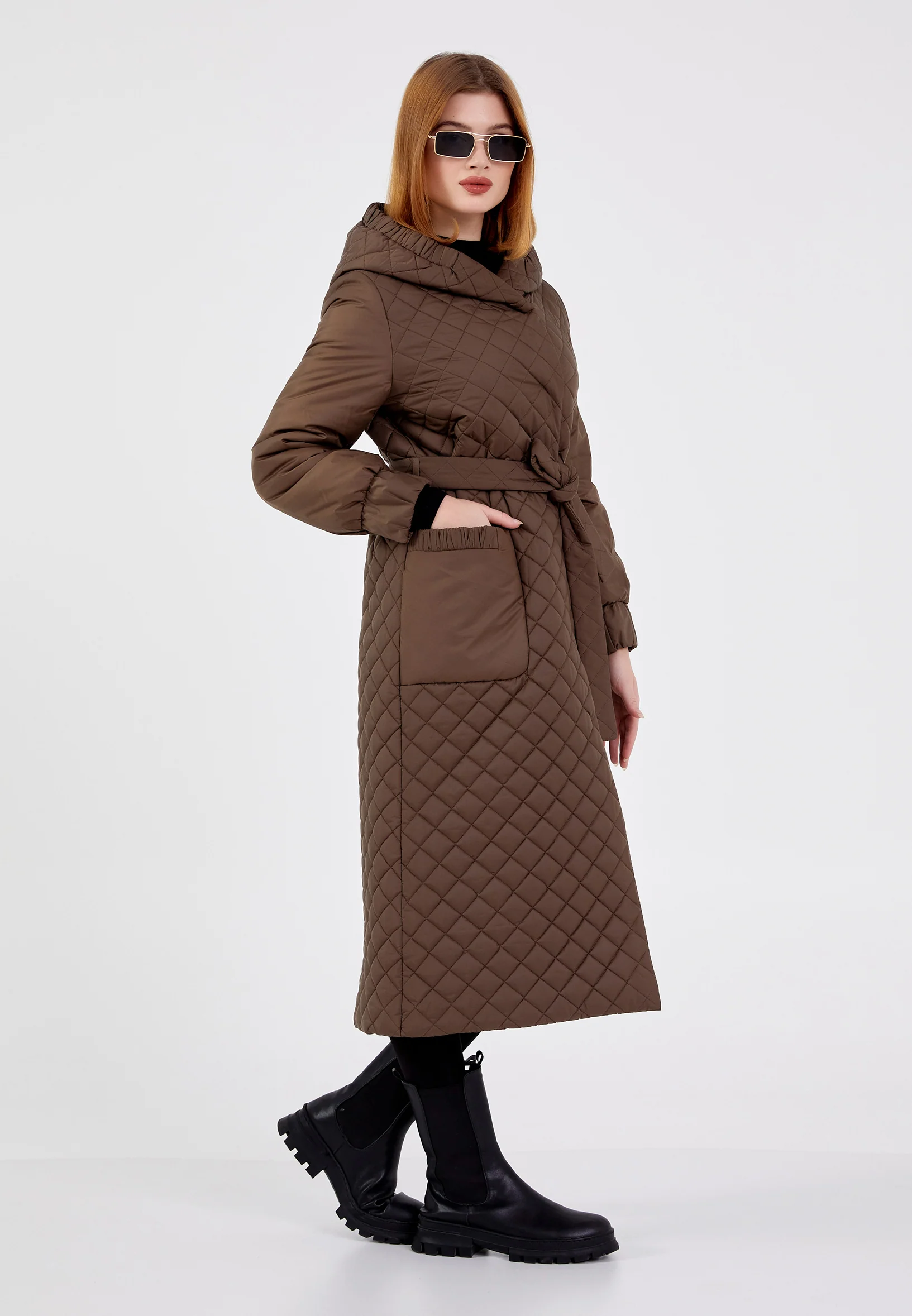 Polyester Solid Color Regular Coat cln2374 - Image 11