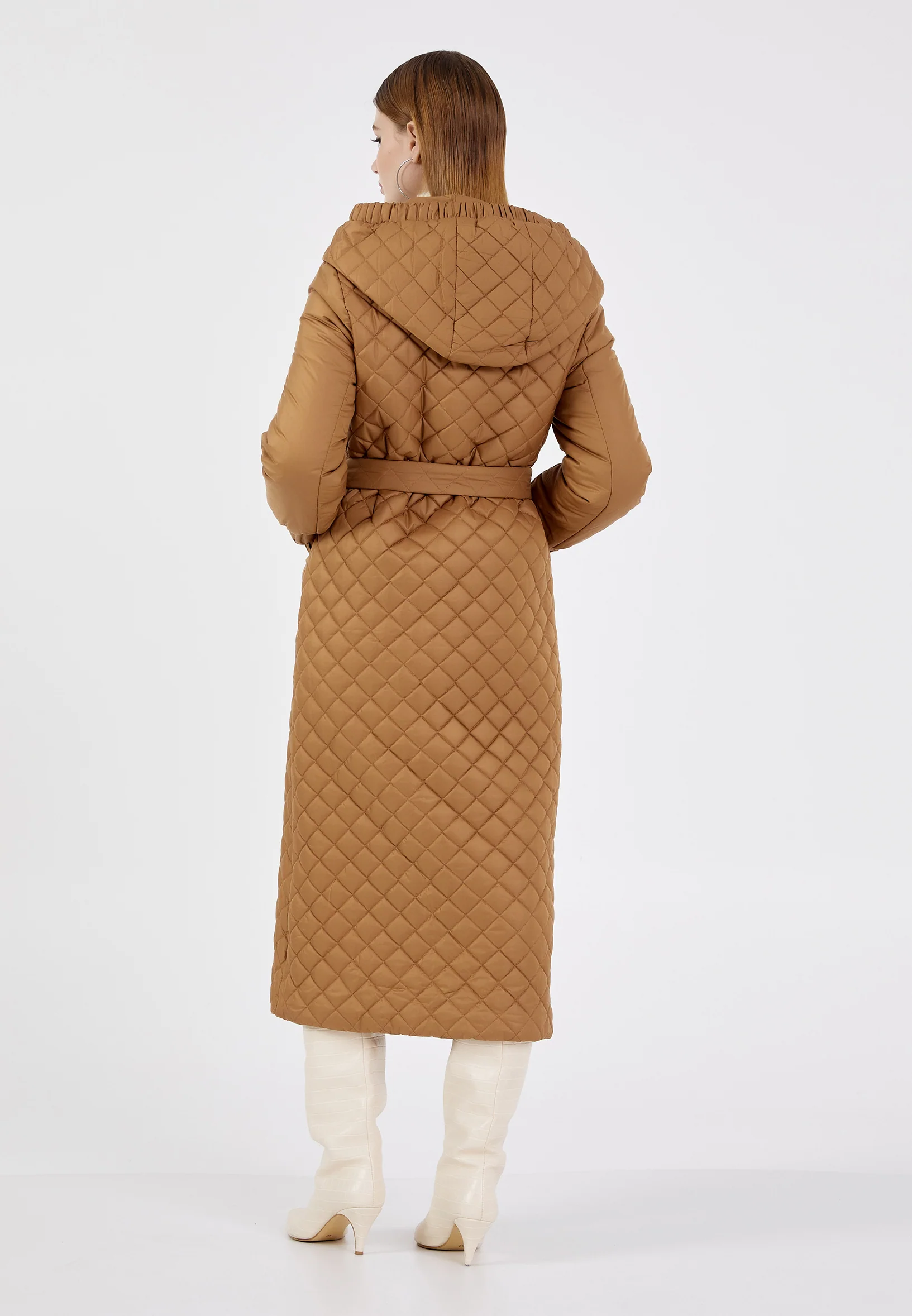 Polyester Solid Color Regular Coat cln2374 - Image 16