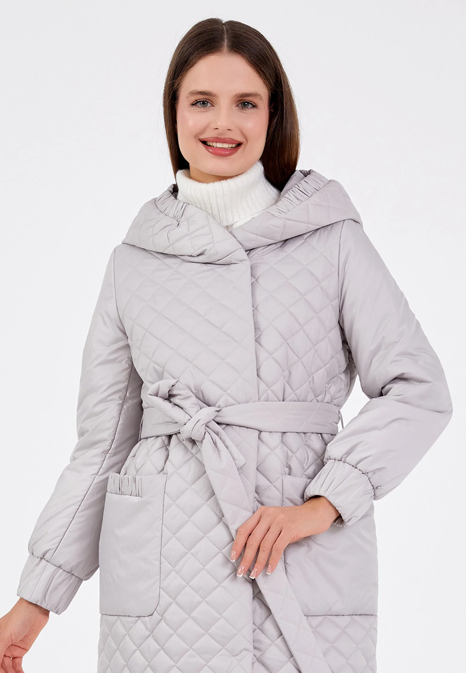 Polyester Solid Color Regular Coat cln2374 - Image 17