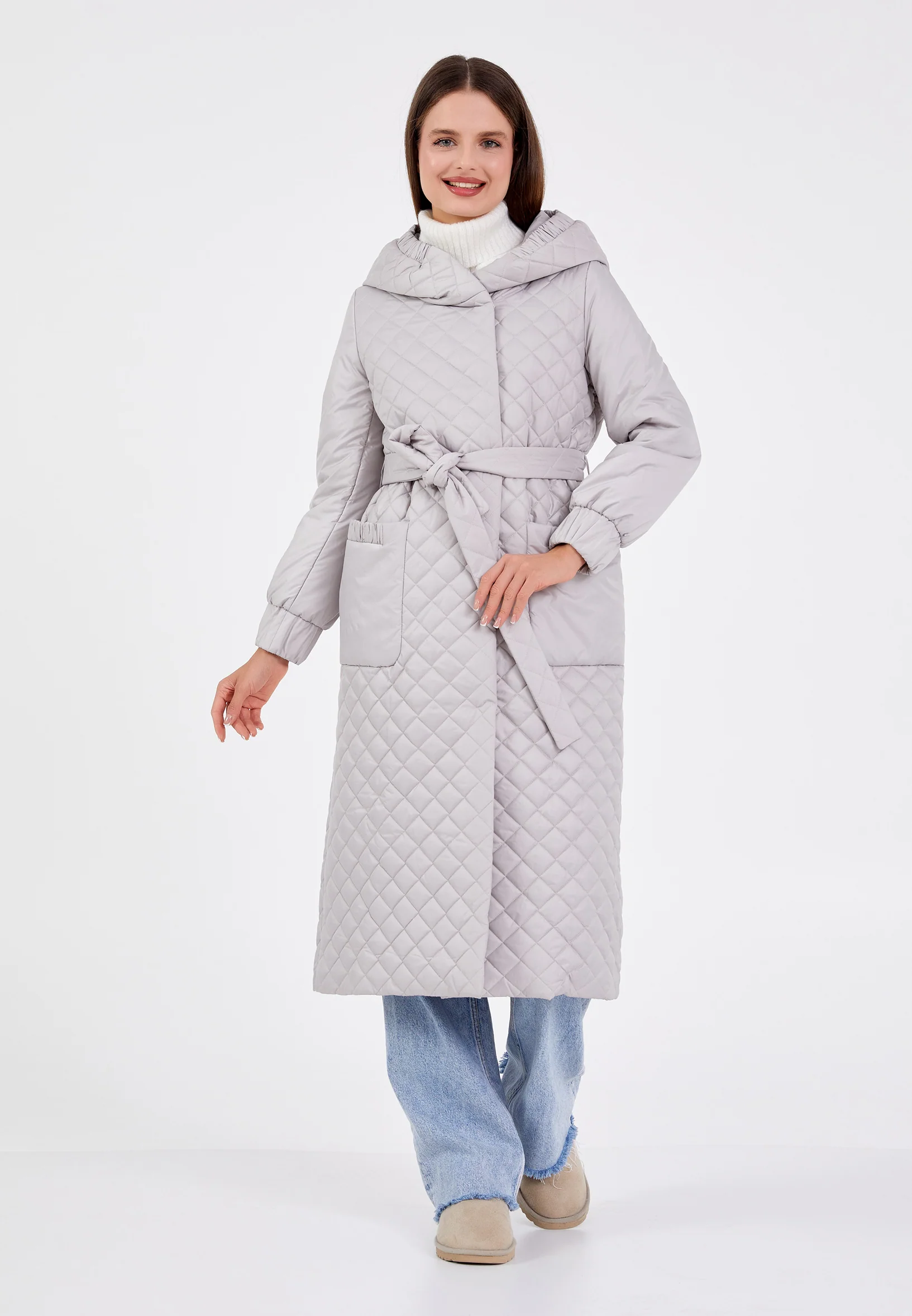 Polyester Solid Color Regular Coat cln2374 - Image 18