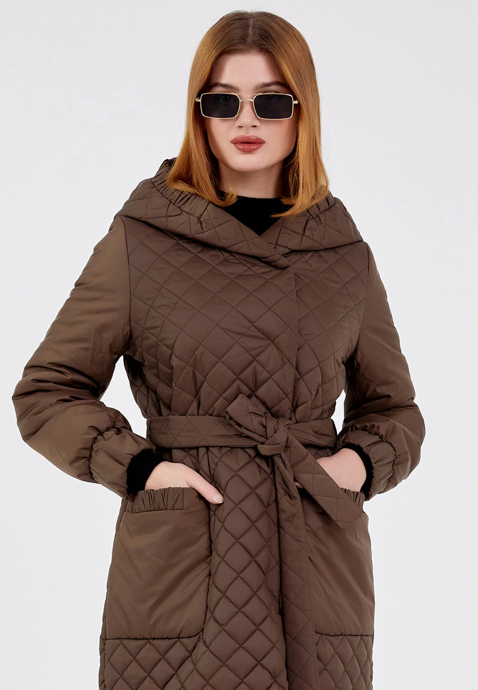 Polyester Solid Color Regular Coat cln2374 - Image 9