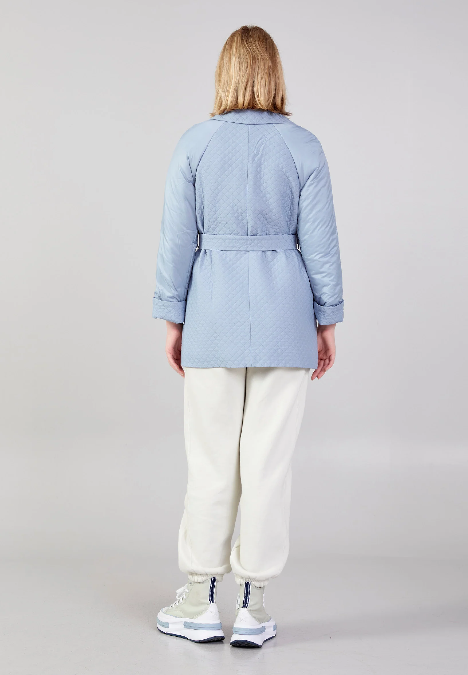 Polyester Solid Color Regular Coat cln2389 - Image 12