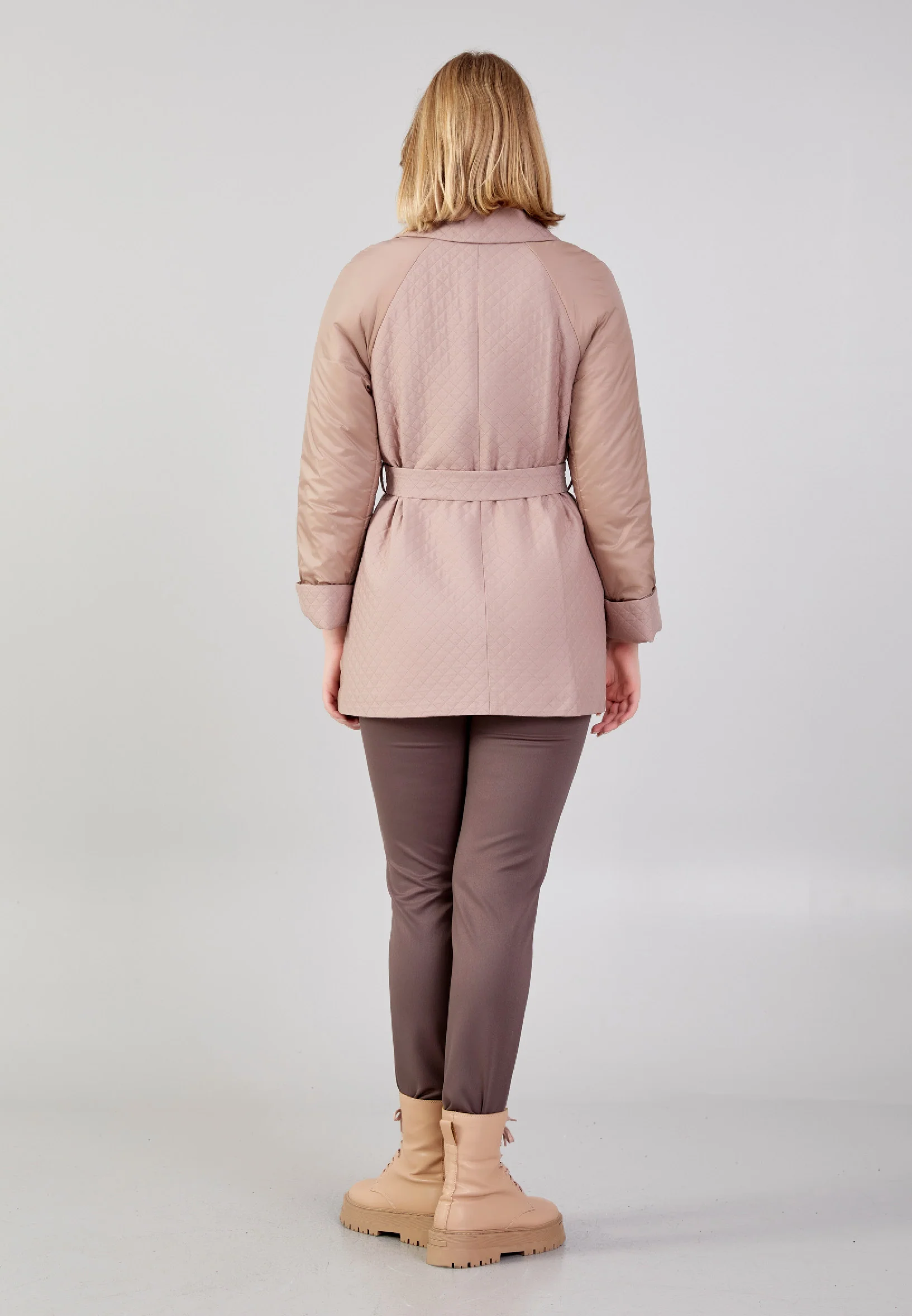 Polyester Solid Color Regular Coat cln2389 - Image 24