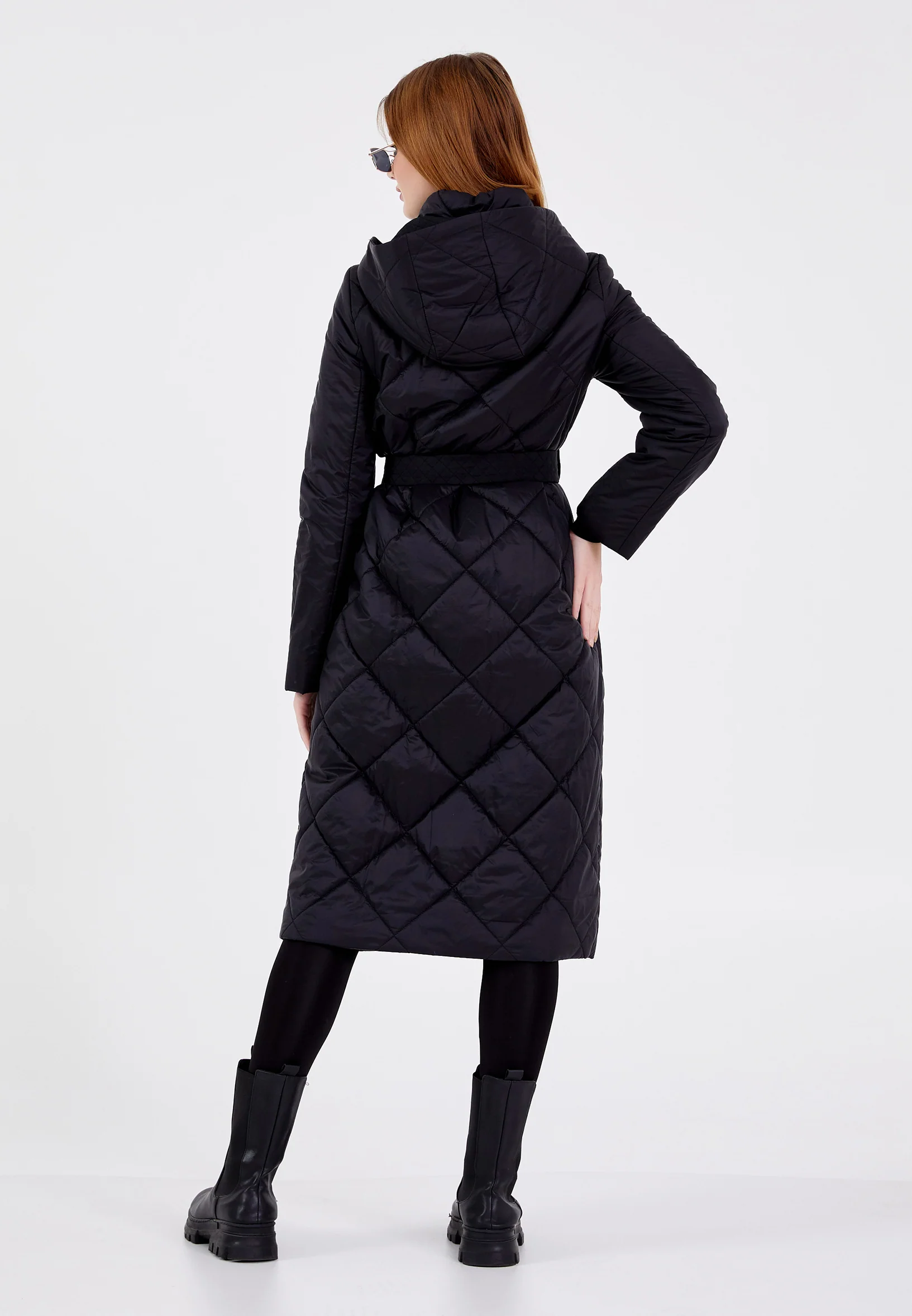 Polyester Solid Color Regular Coat cln2407 - Image 12