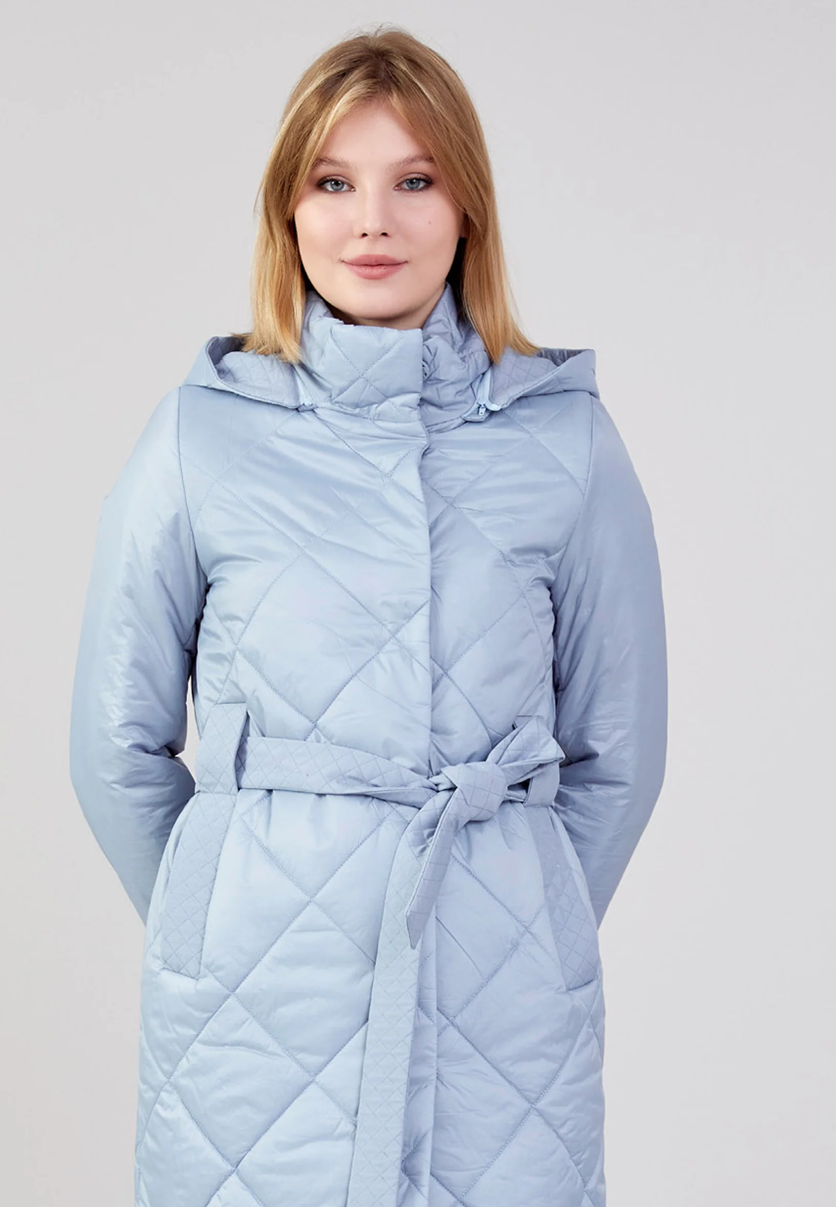 Polyester Solid Color Regular Coat cln2407 - Image 13