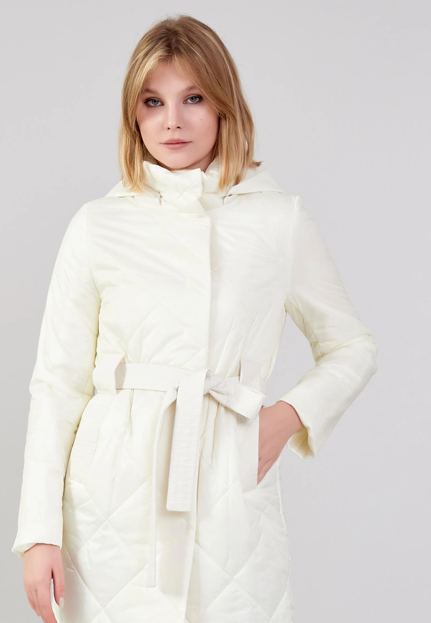 Polyester Solid Color Regular Coat cln2407 - Image 17