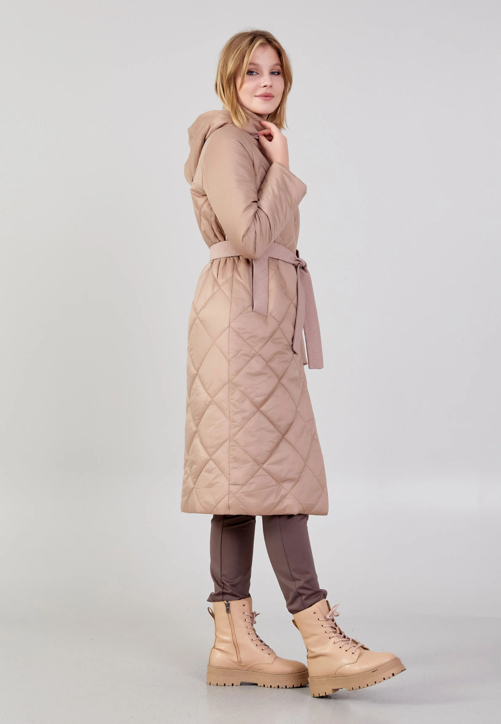 Polyester Solid Color Regular Coat cln2407 - Image 27